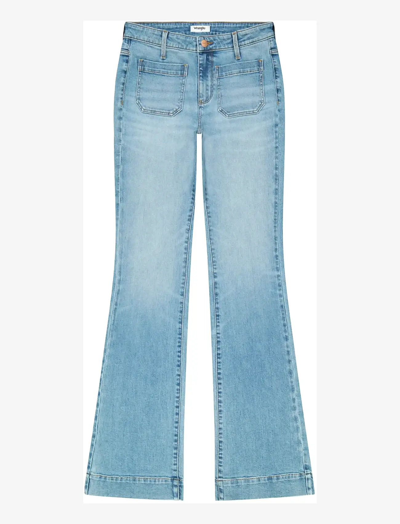 Wrangler - FLARE - flared jeans - marbled pebble - 1