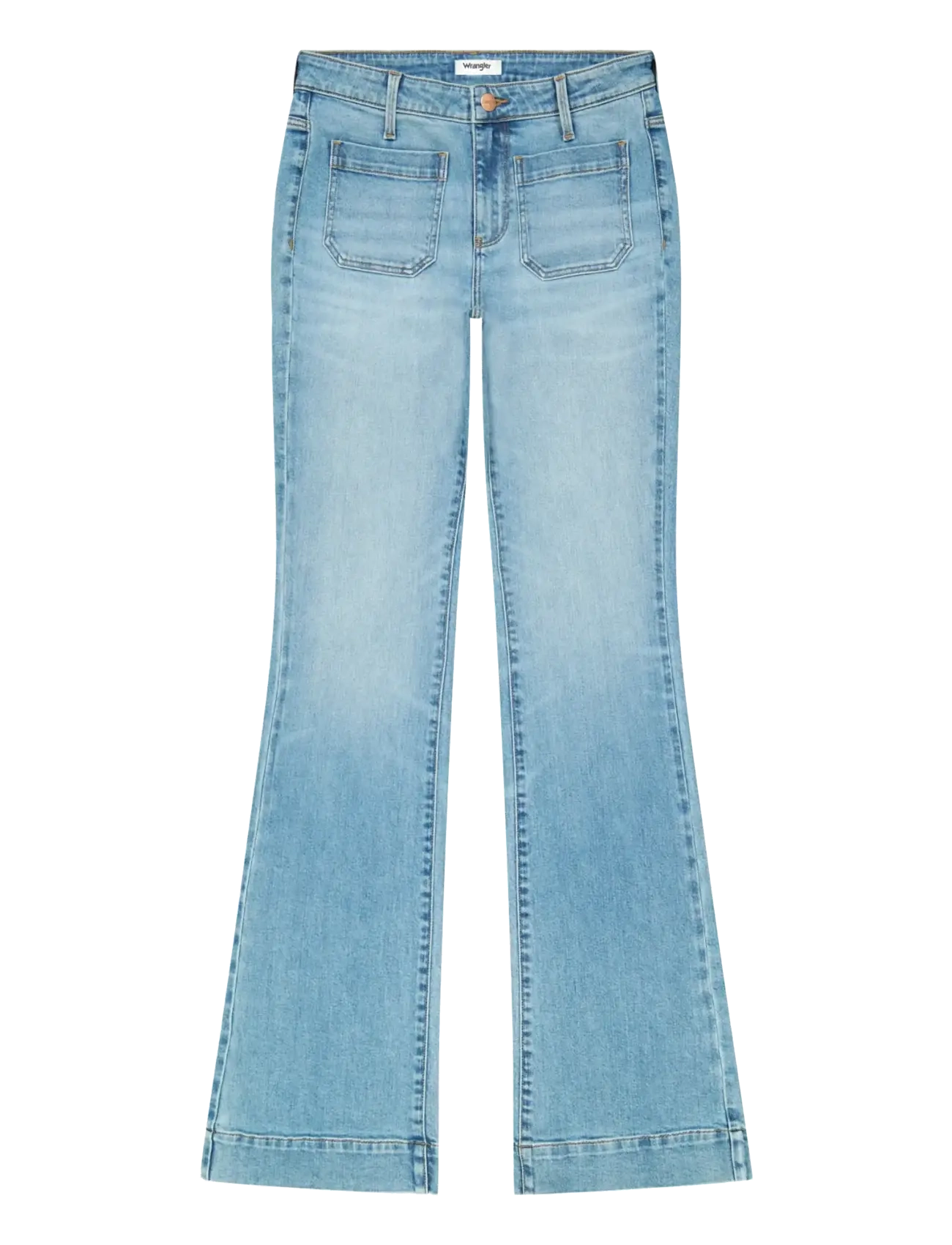 Wrangler FLARE - Wrangler - MARBLED PEBBLE / blue