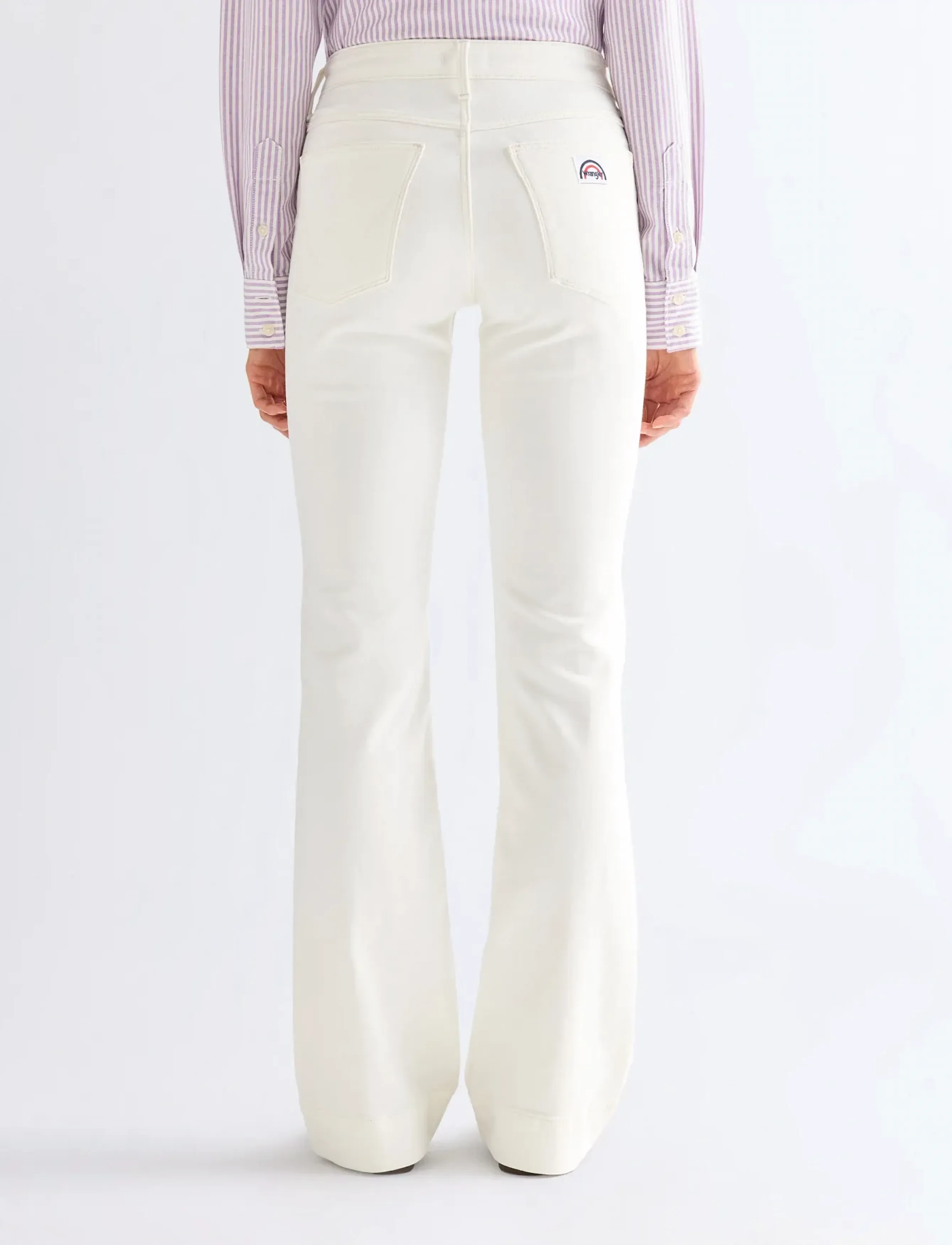 Wrangler - FLARE - worn white - 2