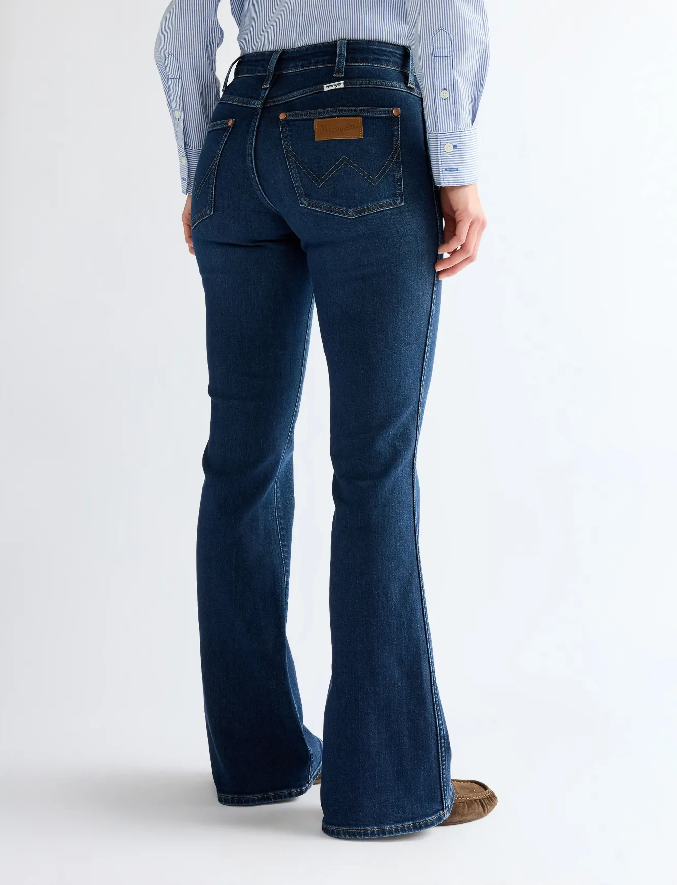 Wrangler - MONTANA - utsvängda jeans - posh parade - 4
