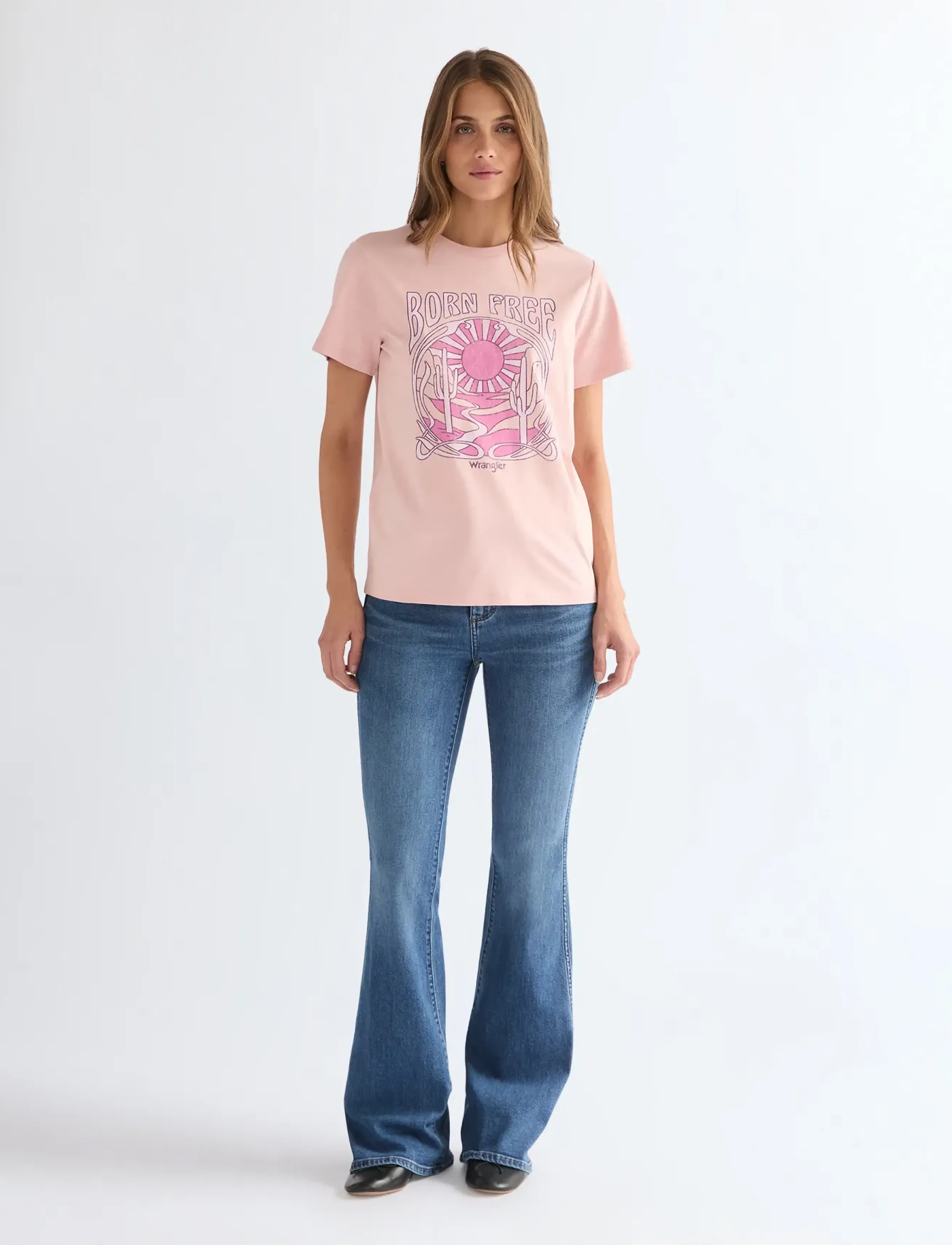 Wrangler - MONTANA - flared jeans - sparrow - 4