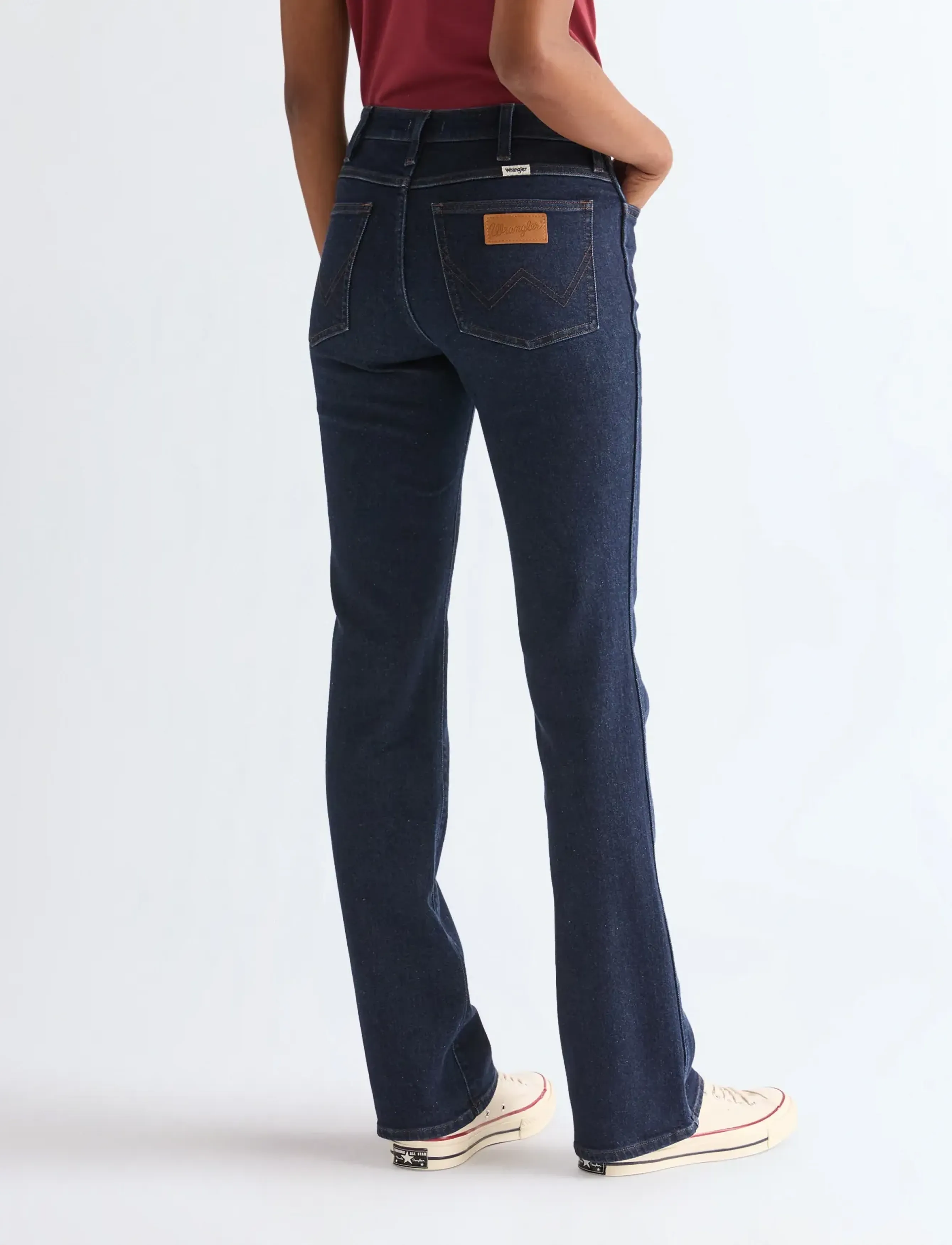 Wrangler - DALLAS - alt laienevad teksad - dark rinse - 3