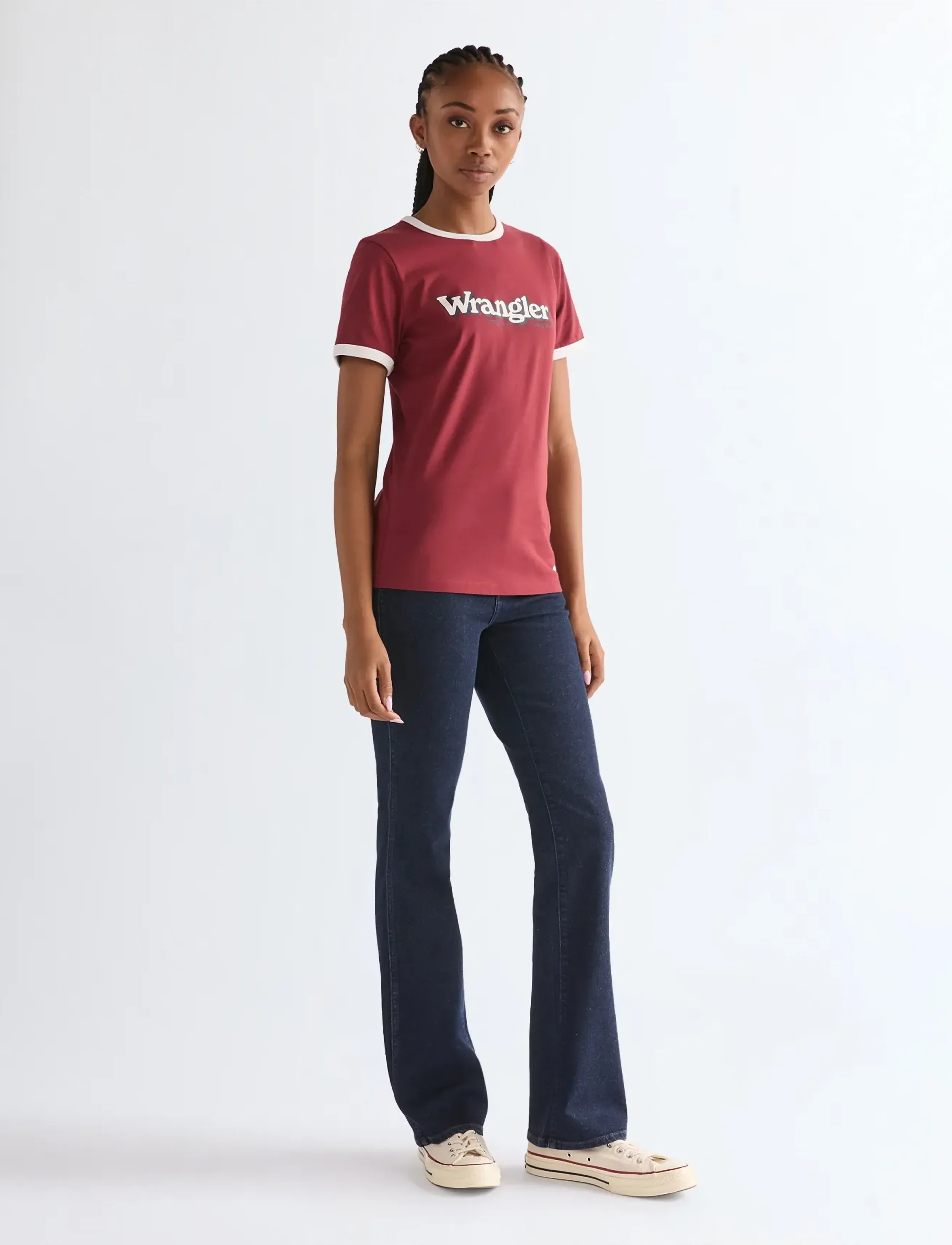 Wrangler - DALLAS - alt laienevad teksad - dark rinse - 4