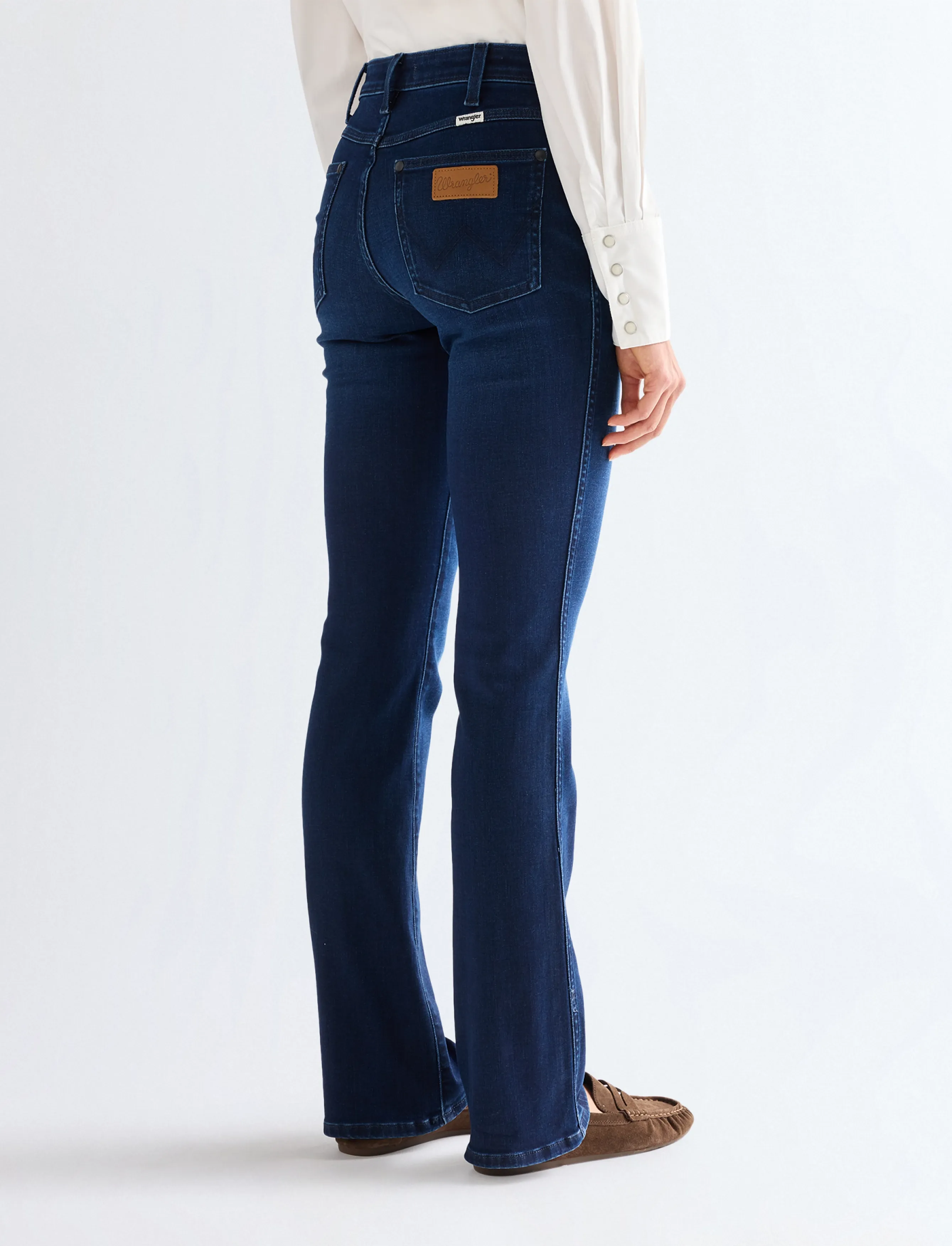 Wrangler - BOOTCUT - alt laienevad teksad - nightshade - 3