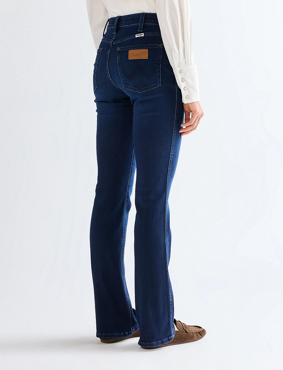 Wrangler - BOOTCUT - alt laienevad teksad - nightshade - 3