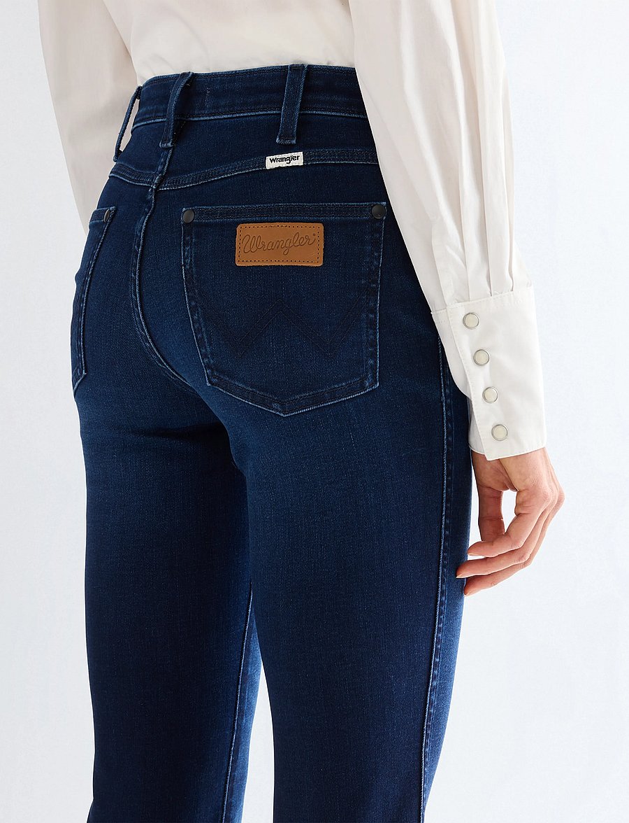 Wrangler - BOOTCUT - alt laienevad teksad - nightshade - 5