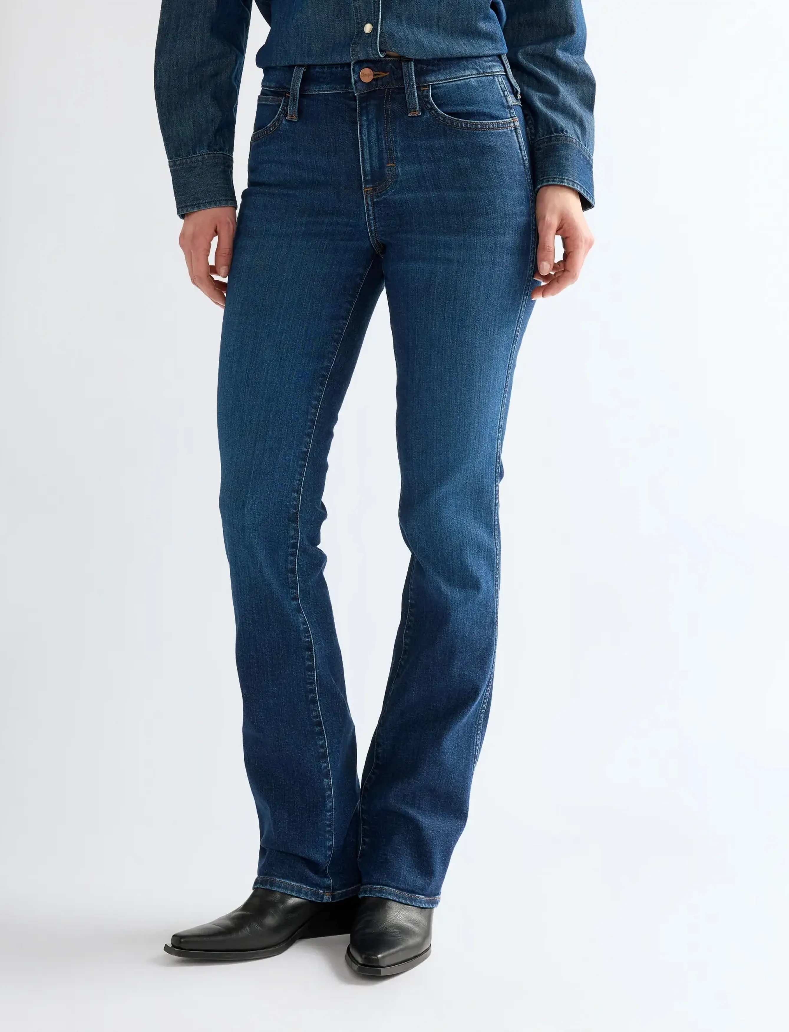 Wrangler - DALLAS - bootcut jeans - overcast - 0