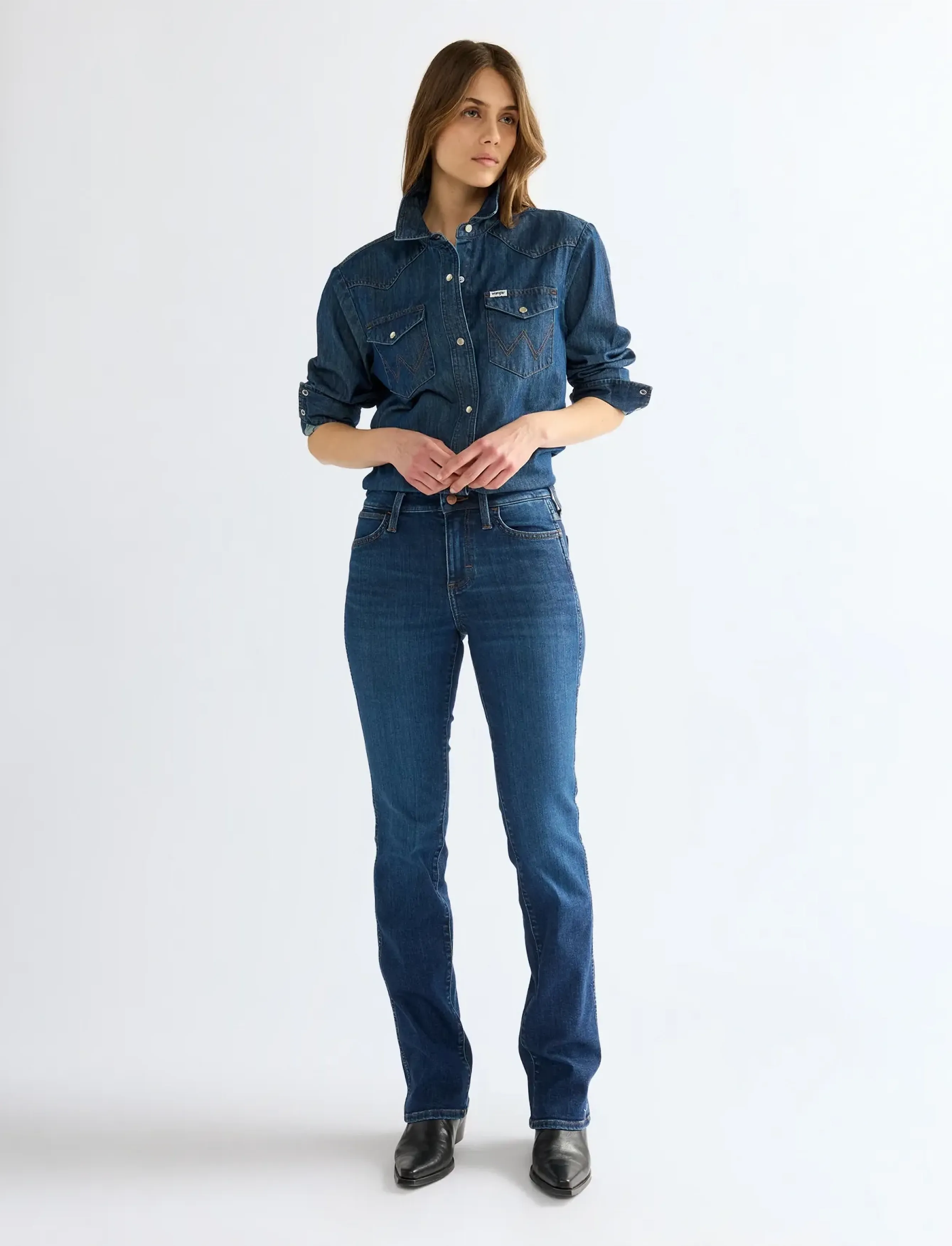Wrangler - DALLAS - bootcut jeans - overcast - 3