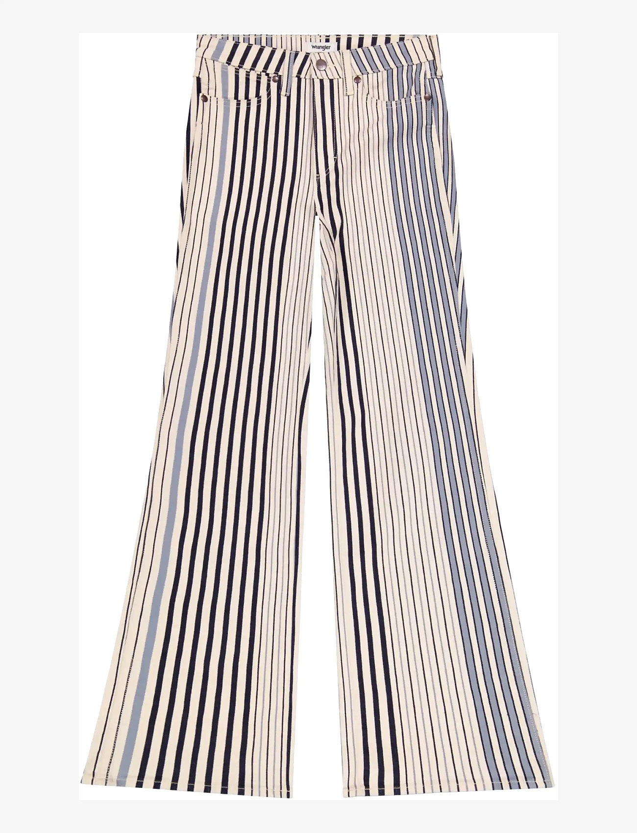 Wrangler - 70S FLARE - flared jeans - multi blue stripe - 1