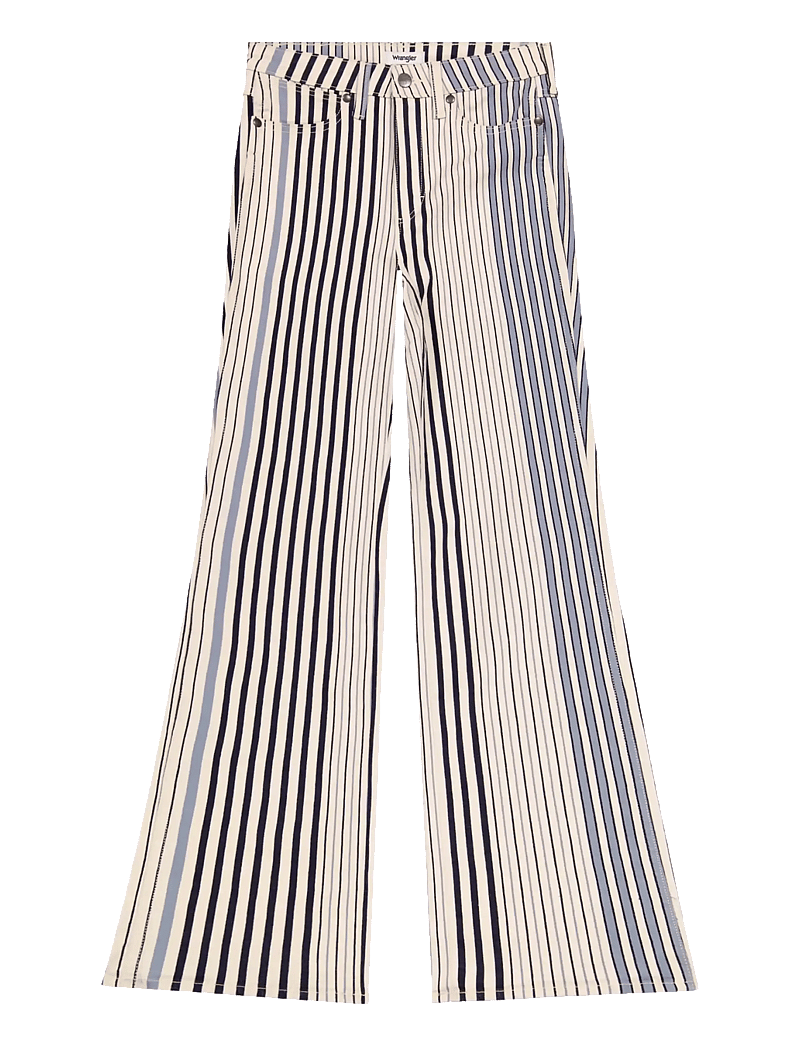 Wrangler - 70S FLARE - flared jeans - multi blue stripe - 1