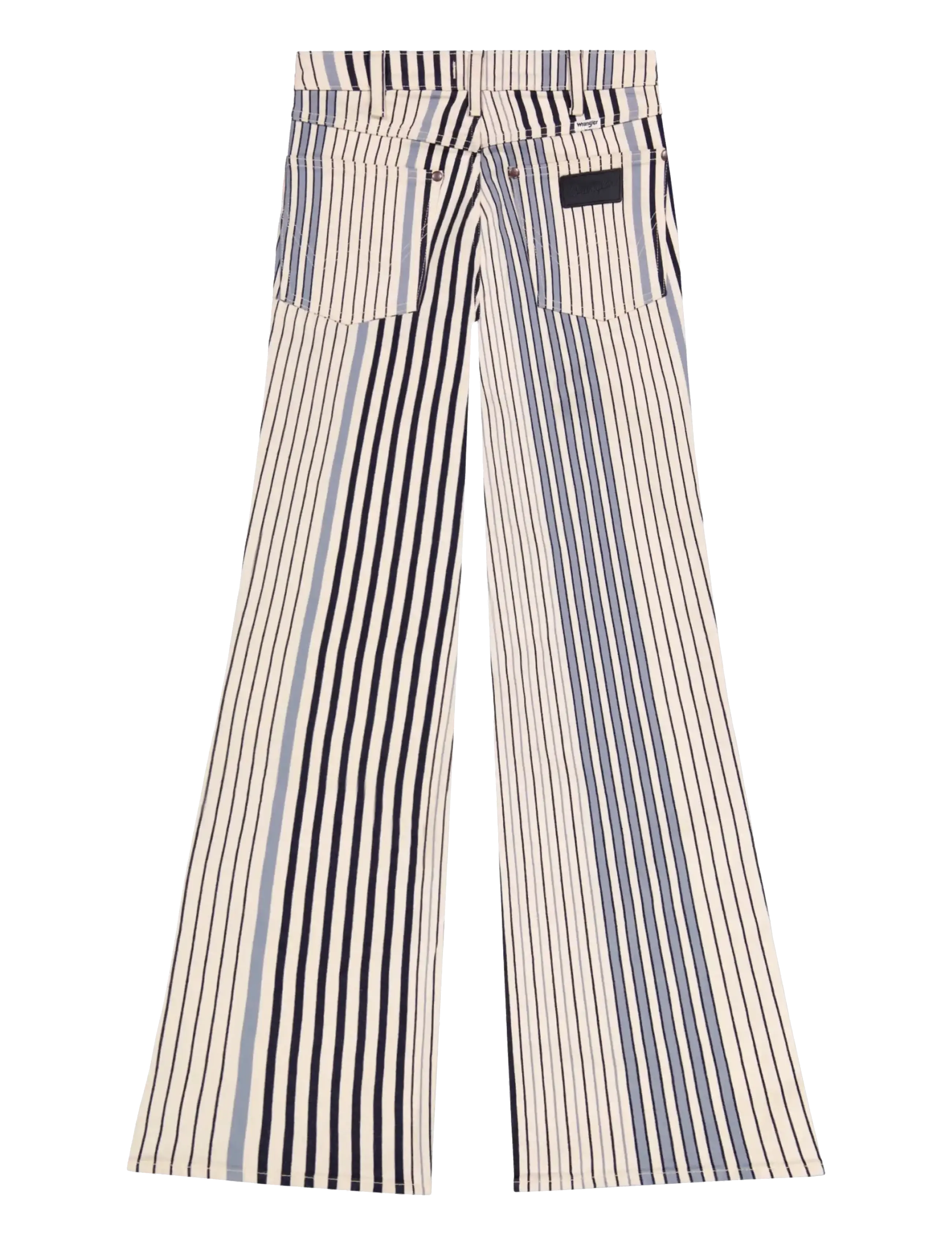Wrangler - 70S FLARE - schlaghosen - multi blue stripe - 2