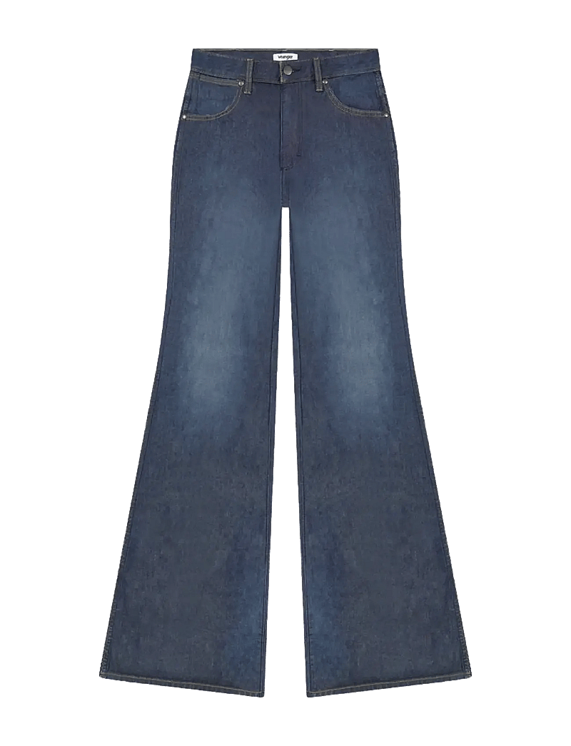 Wrangler - 70S FLARE - utsvängda jeans - western nightfall - 1