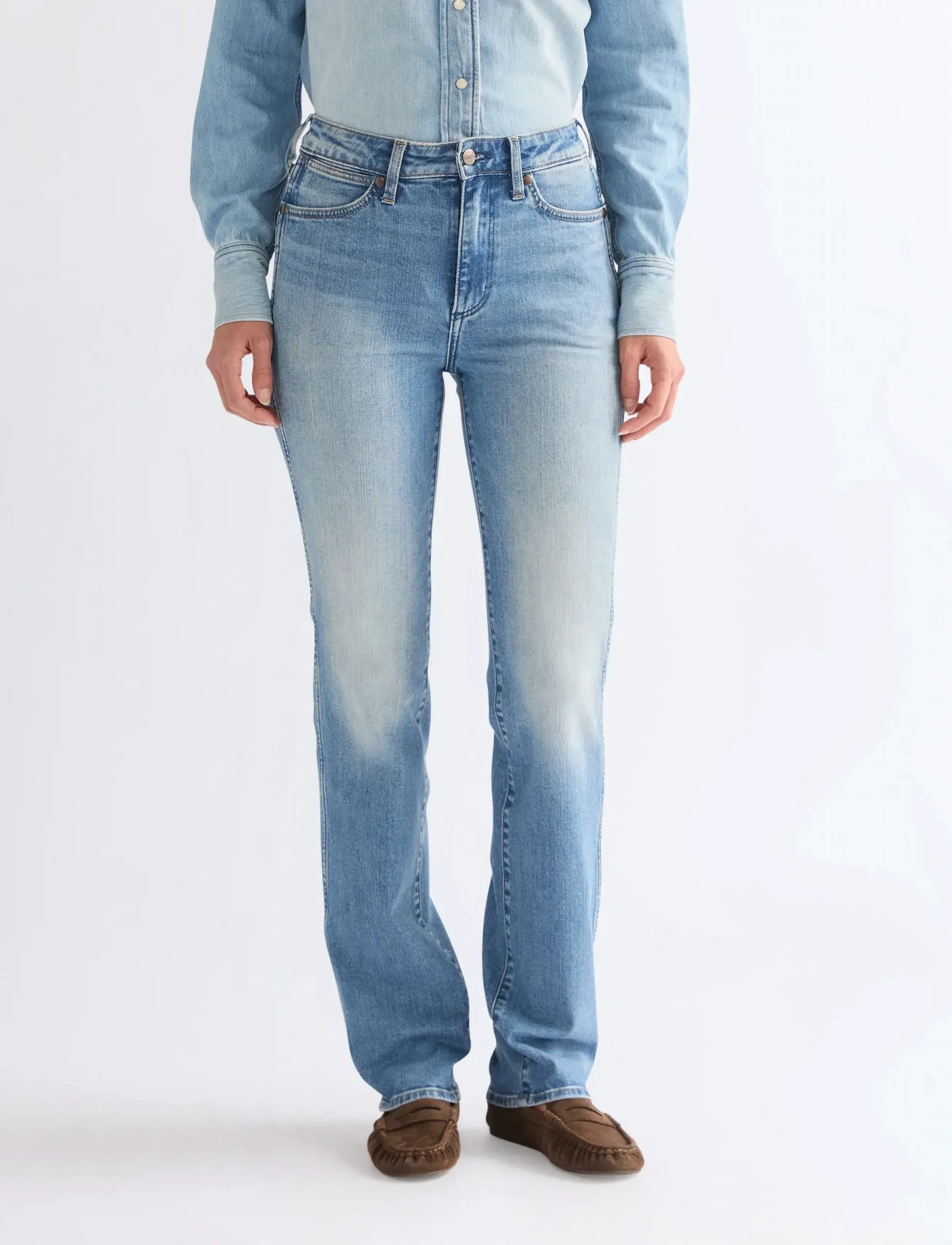 Wrangler STRAIGHT - Transitional Layering - AMERICAN BLUE / blue