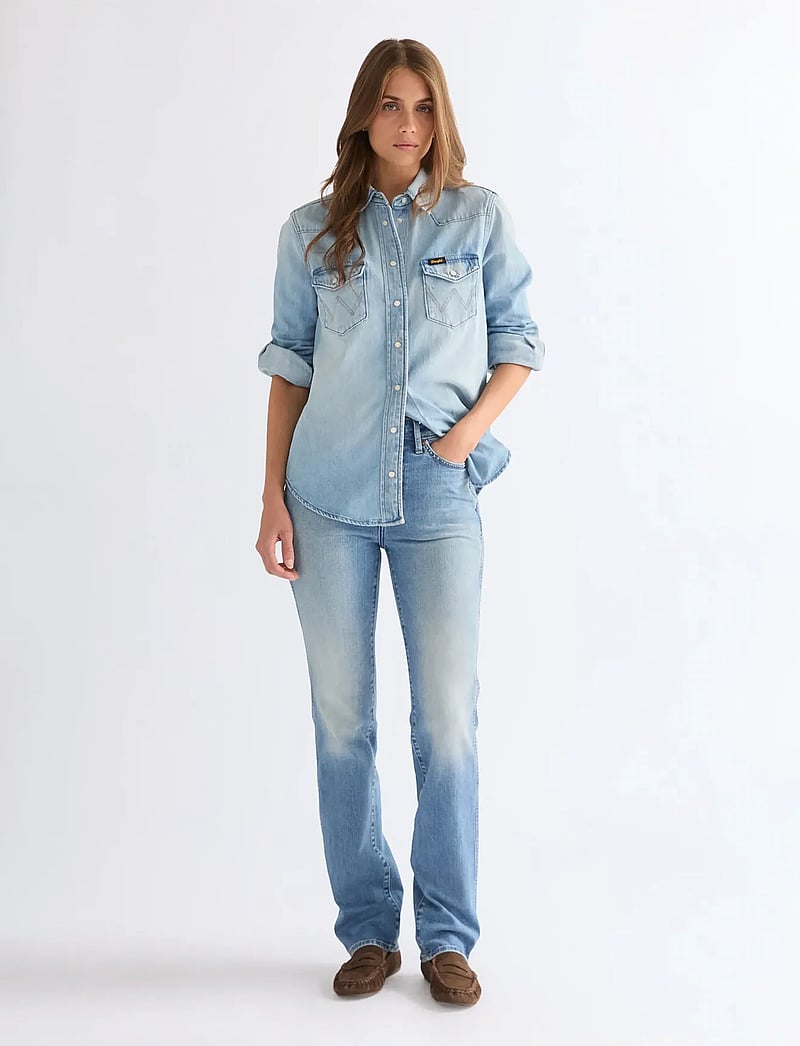 Wrangler - STRAIGHT - straight jeans - american blue - 3