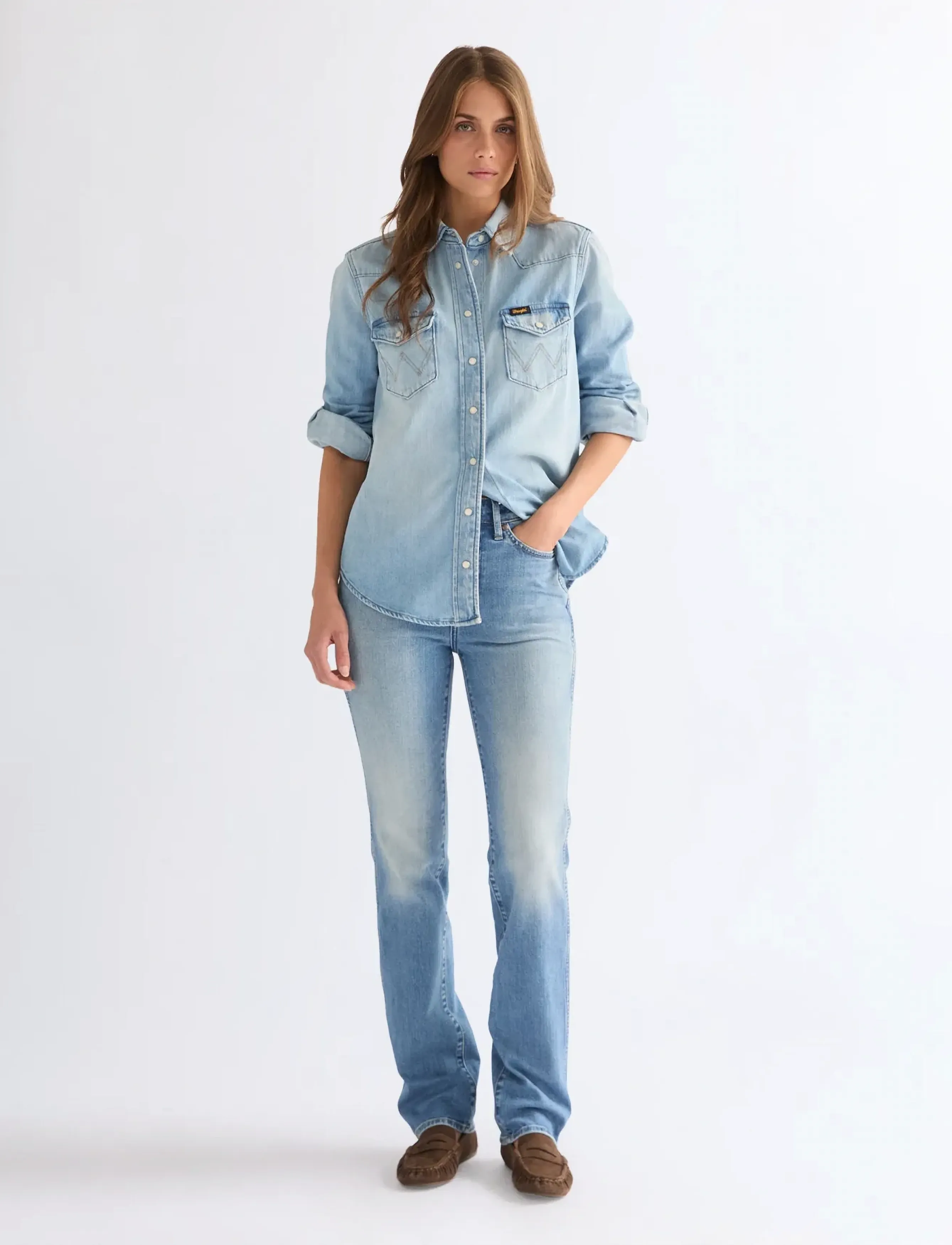 Wrangler - STRAIGHT - gerade jeans - american blue - 3