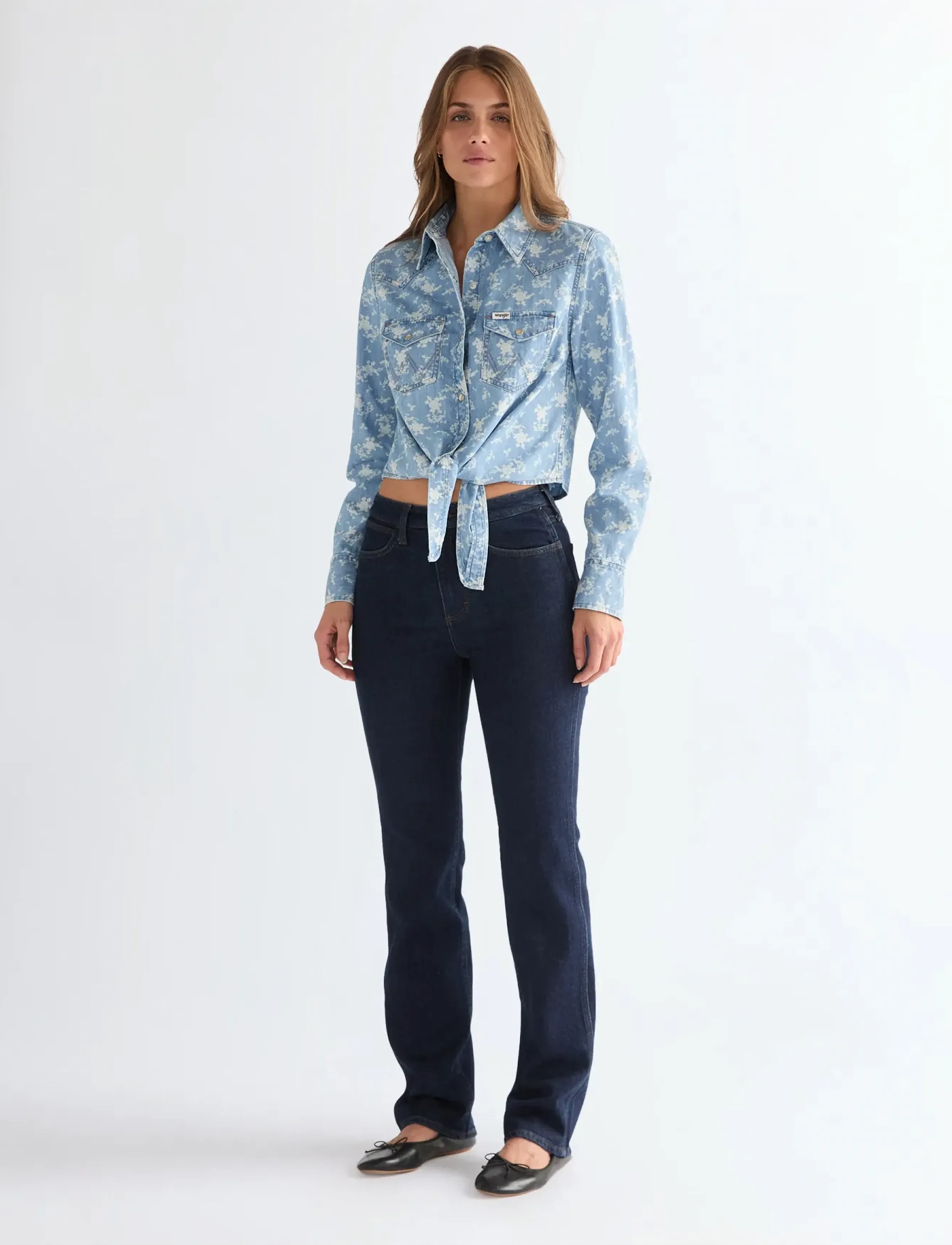 Wrangler - STRAIGHT - raka jeans - dark rinse - 4