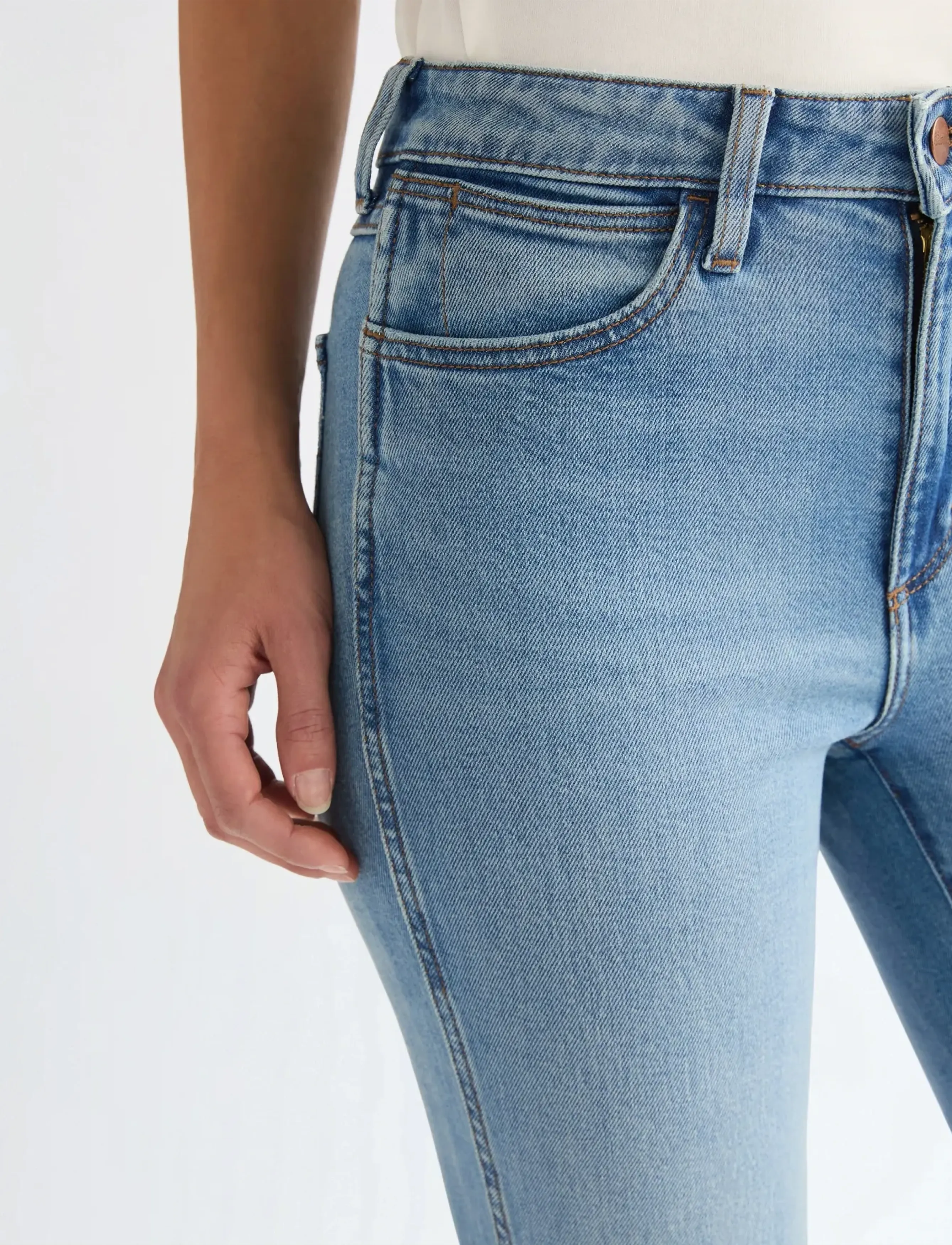 Wrangler - STRAIGHT - straight jeans - marbled pebble - 5