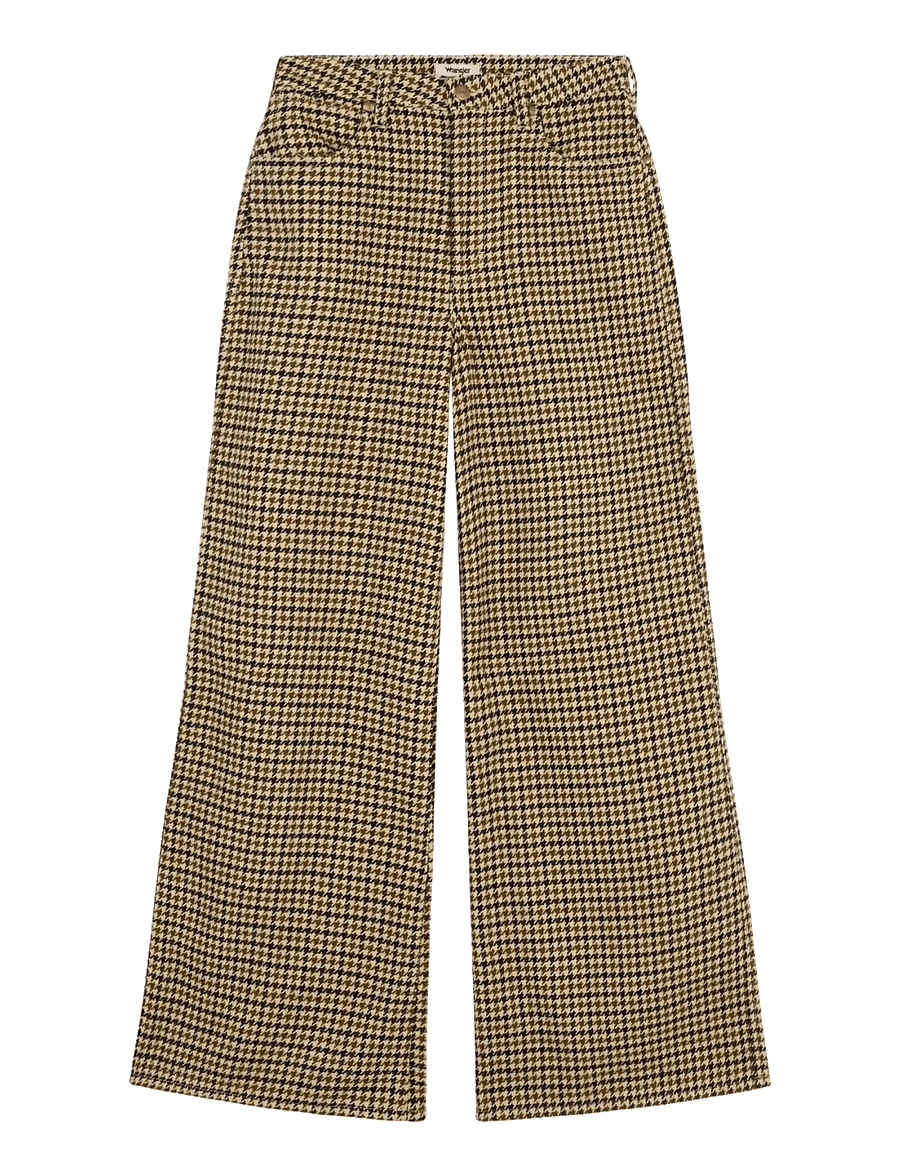 Wrangler - CANYON - hosen mit weitem bein - houndstooth bison - 1