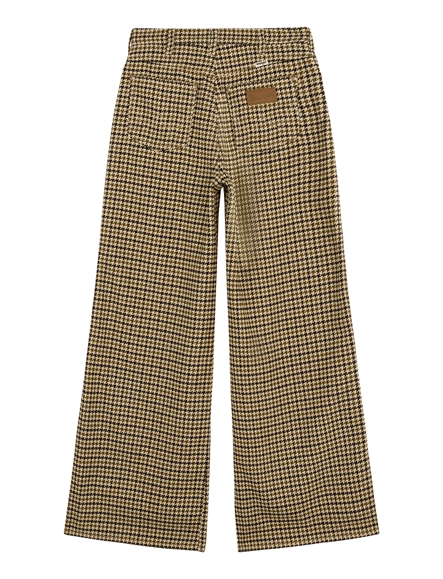 Wrangler - CANYON - hosen mit weitem bein - houndstooth bison - 2