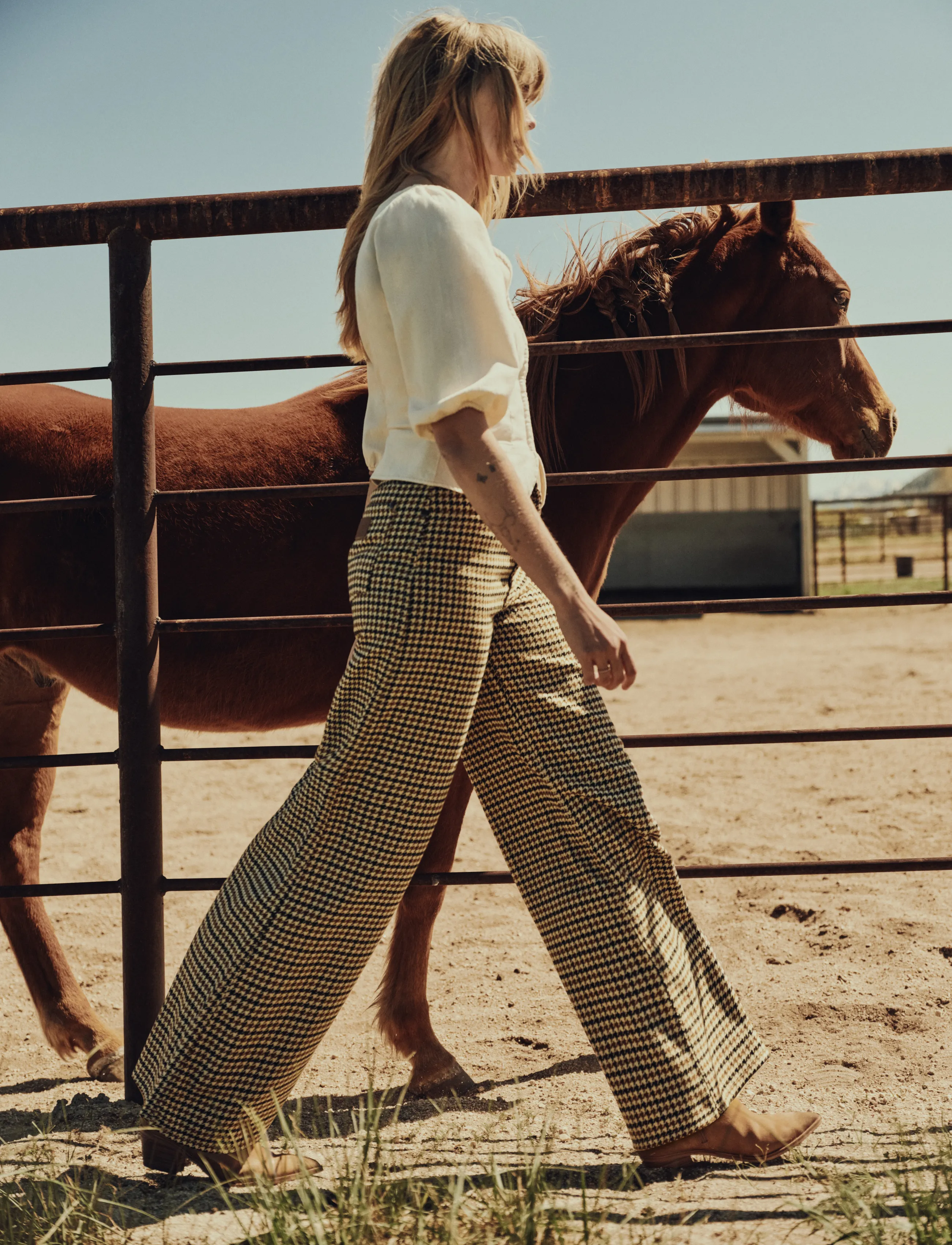 Wrangler - CANYON - vida jeans - houndstooth bison - 4