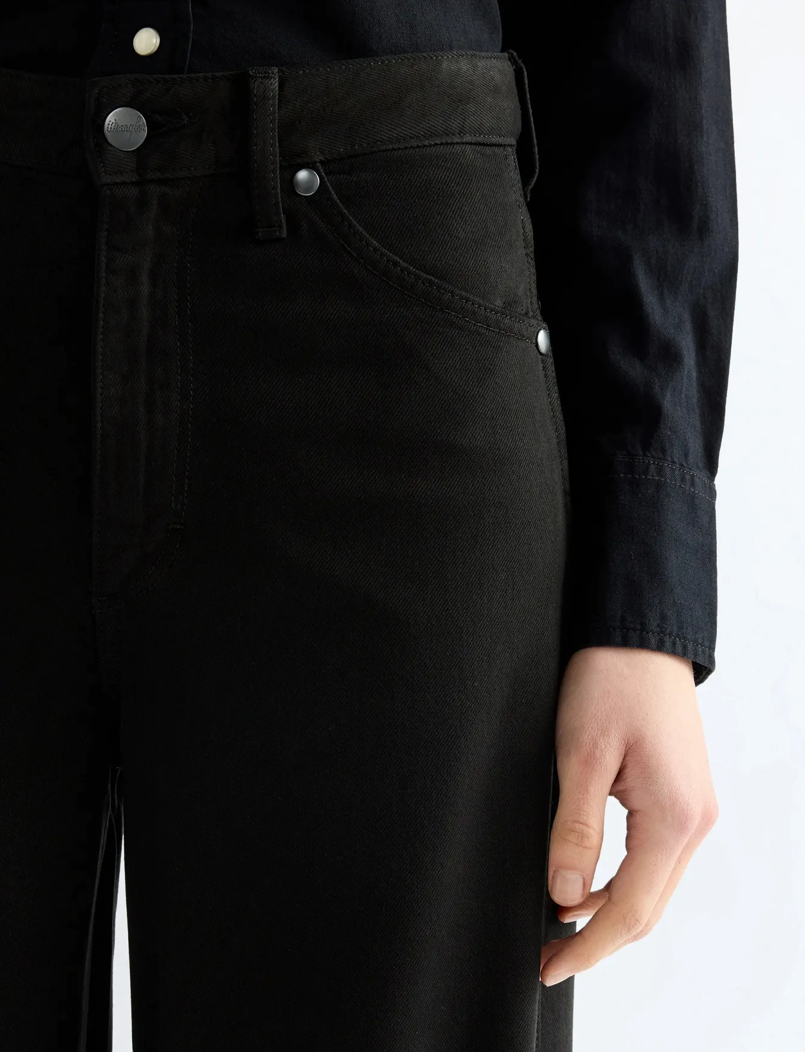 Wrangler - CANYON - brede jeans - midnight ride - 4