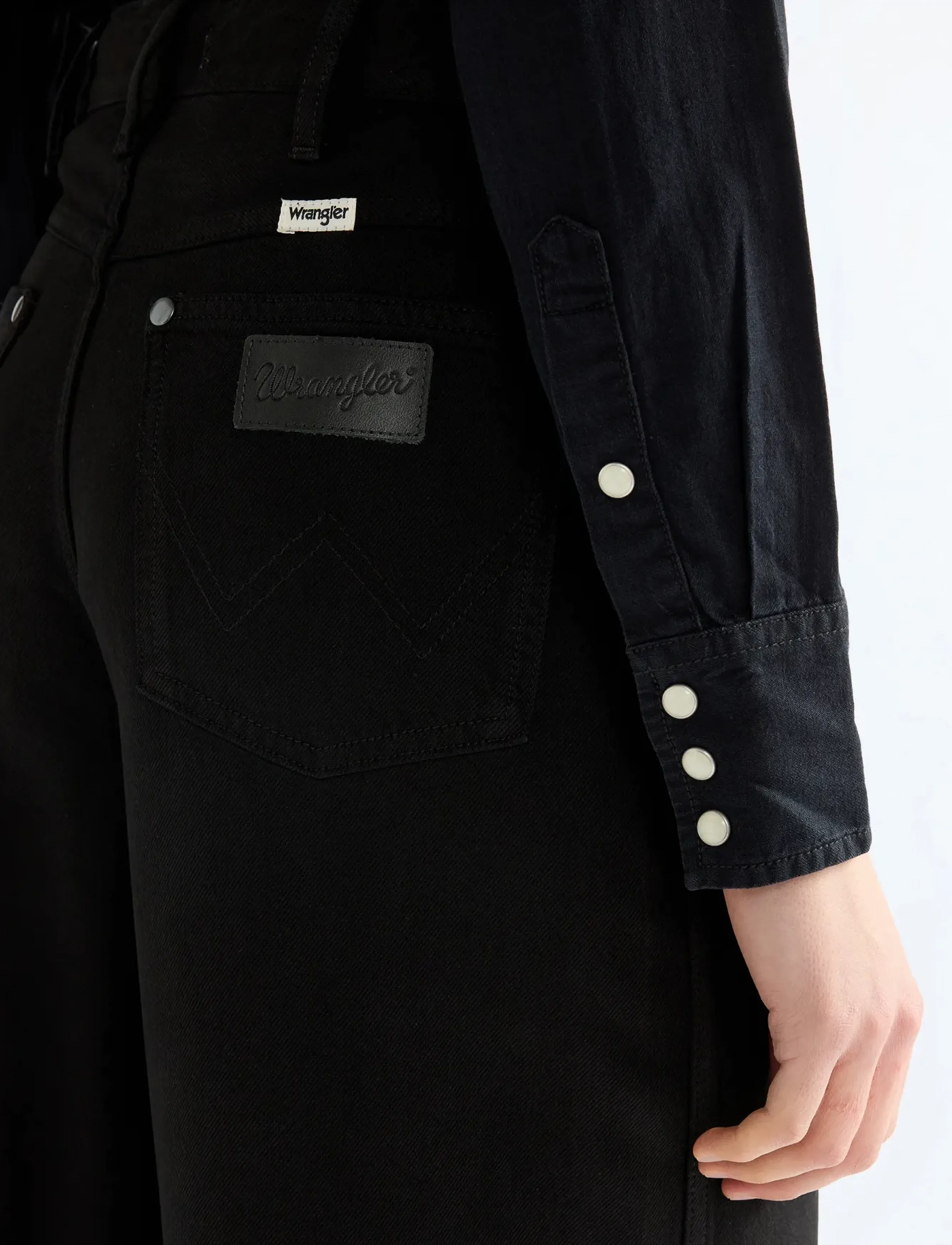 Wrangler - CANYON - brede jeans - midnight ride - 5