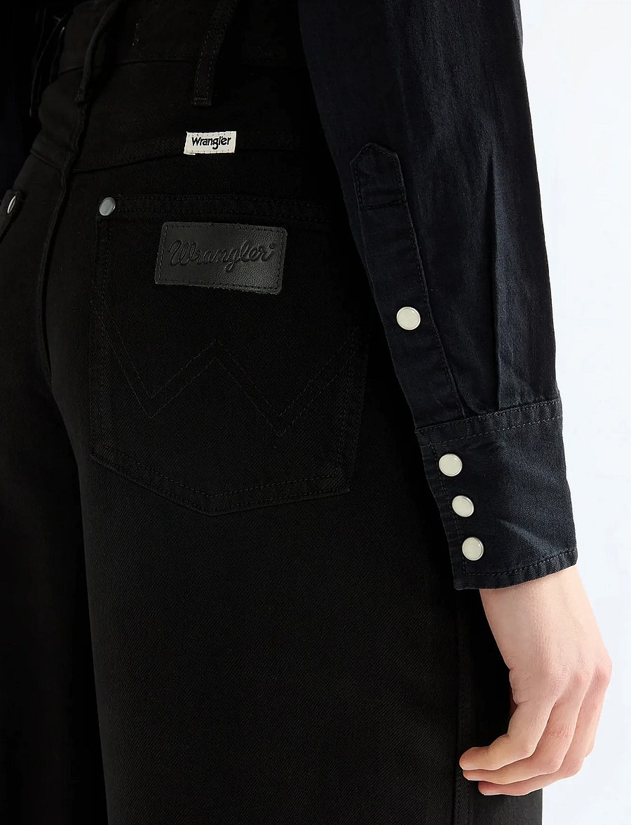 Wrangler - CANYON - brede jeans - midnight ride - 5
