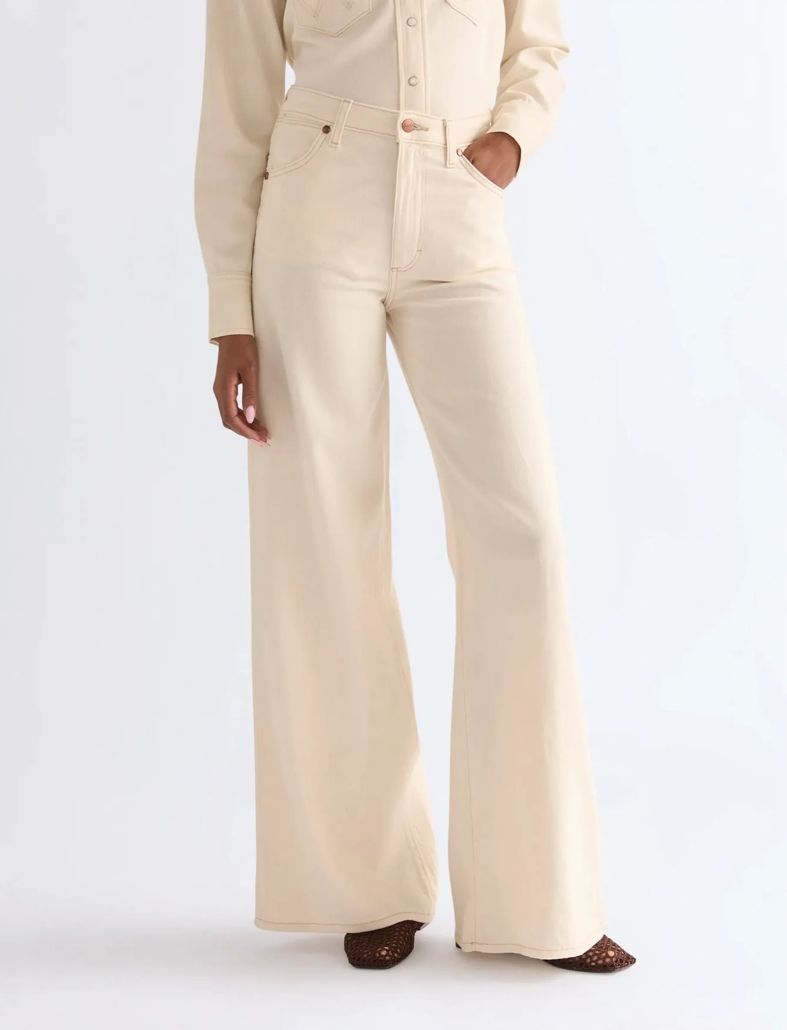 Wrangler CANYON - Nyheder - NATURAL / cream