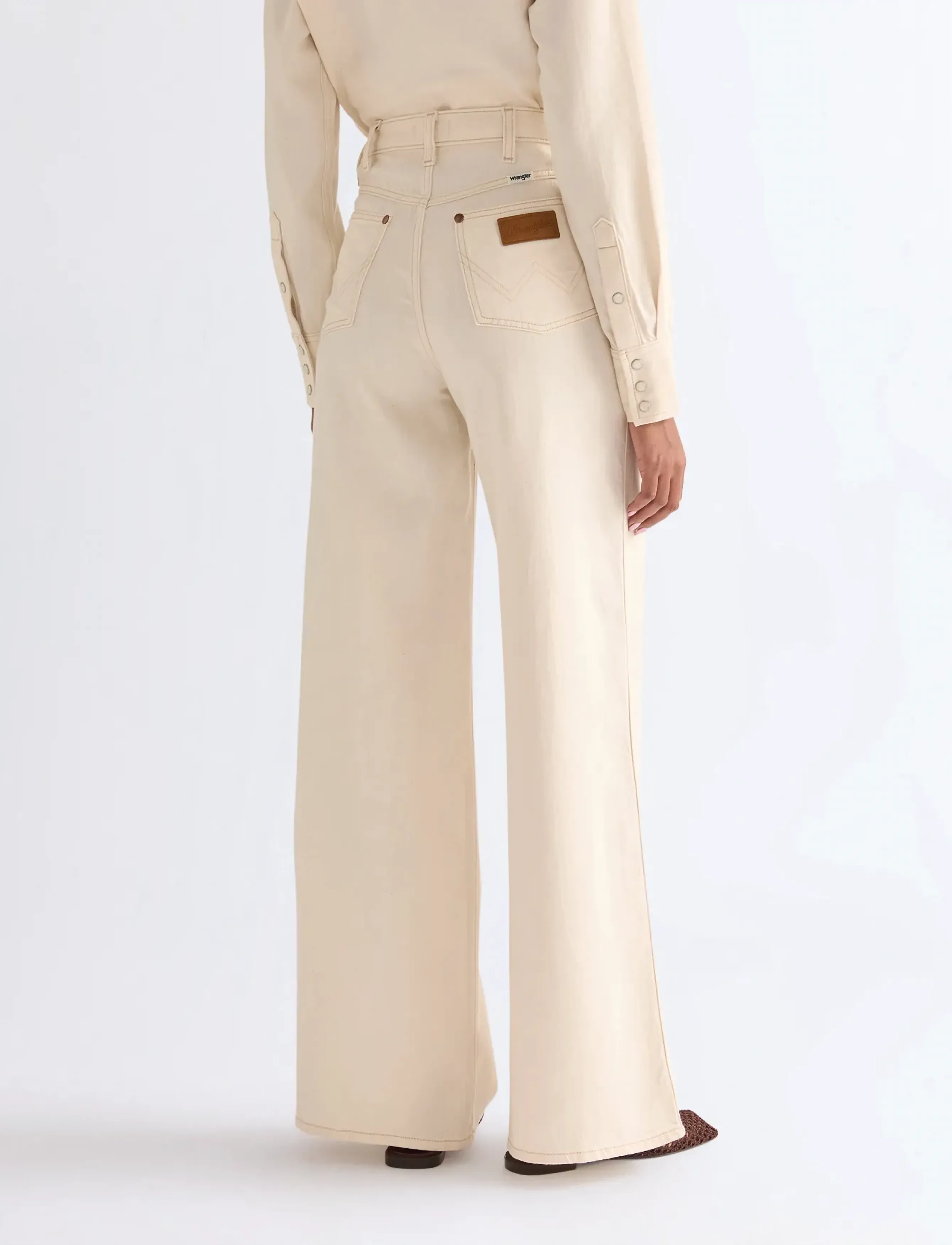 Wrangler - CANYON - laia säärega teksad - natural - 3