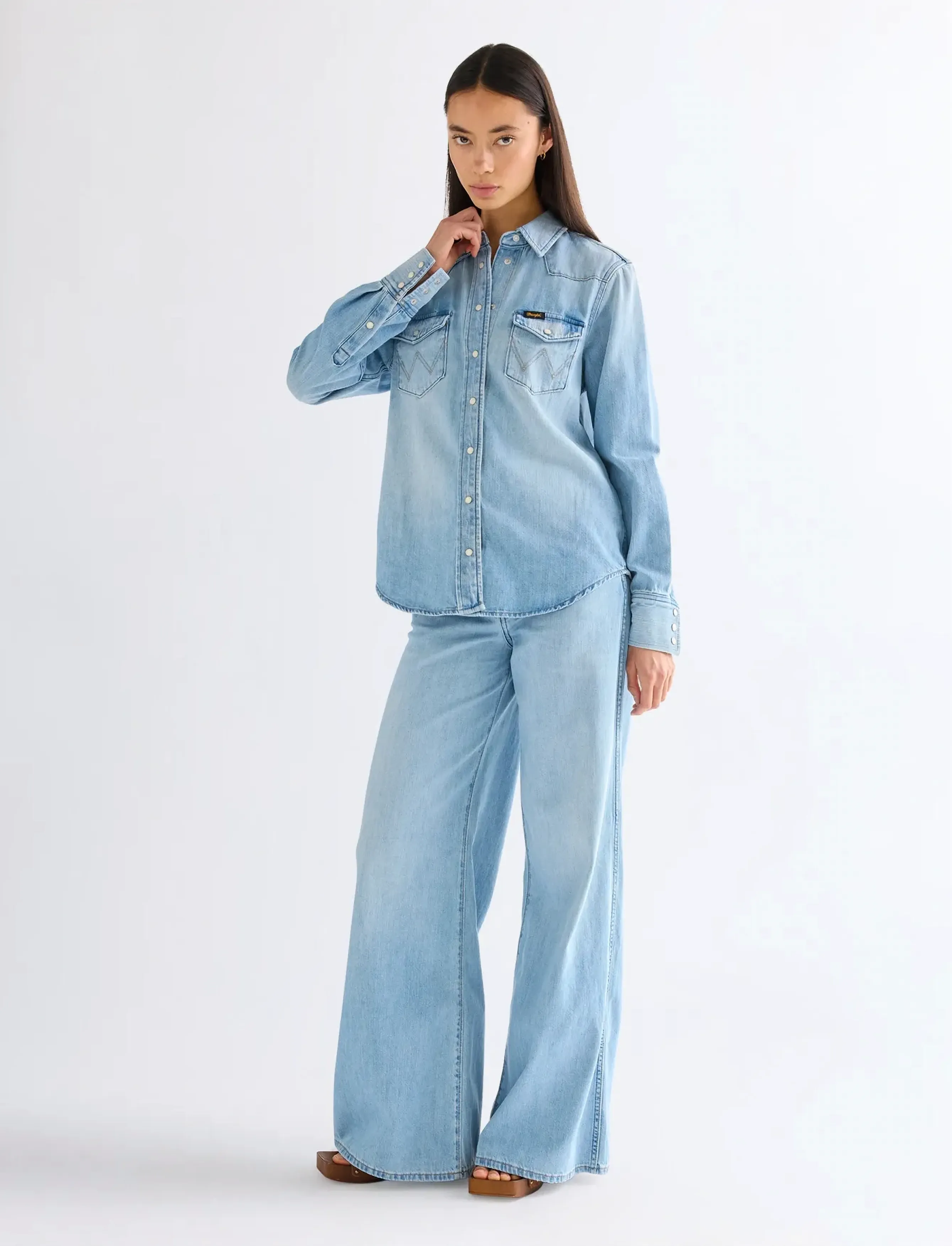 Wrangler - CANYON - brede jeans - trophy twilight - 4
