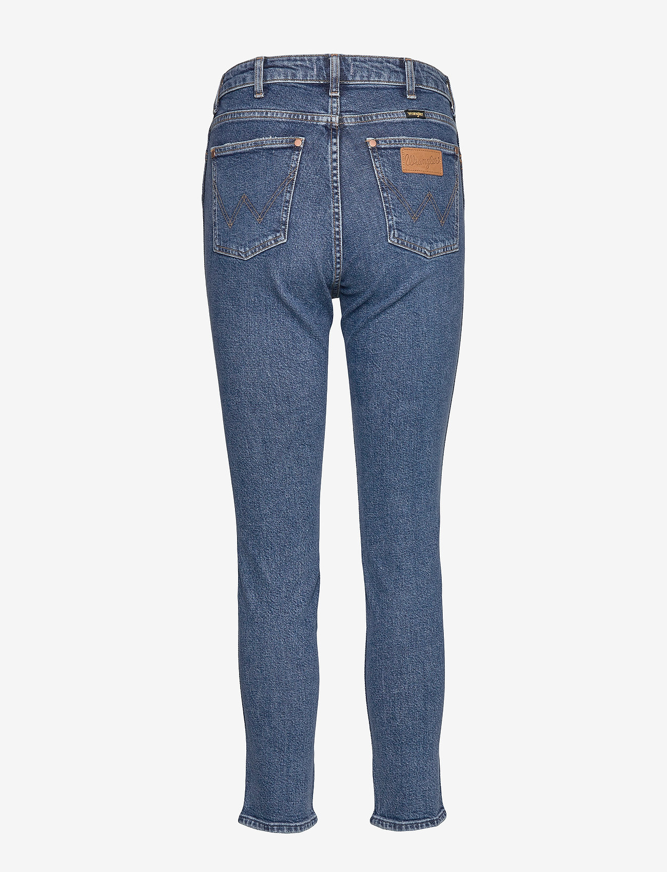 Wrangler - RETRO SKINNY INDIGO MID - indigo mid - 1
