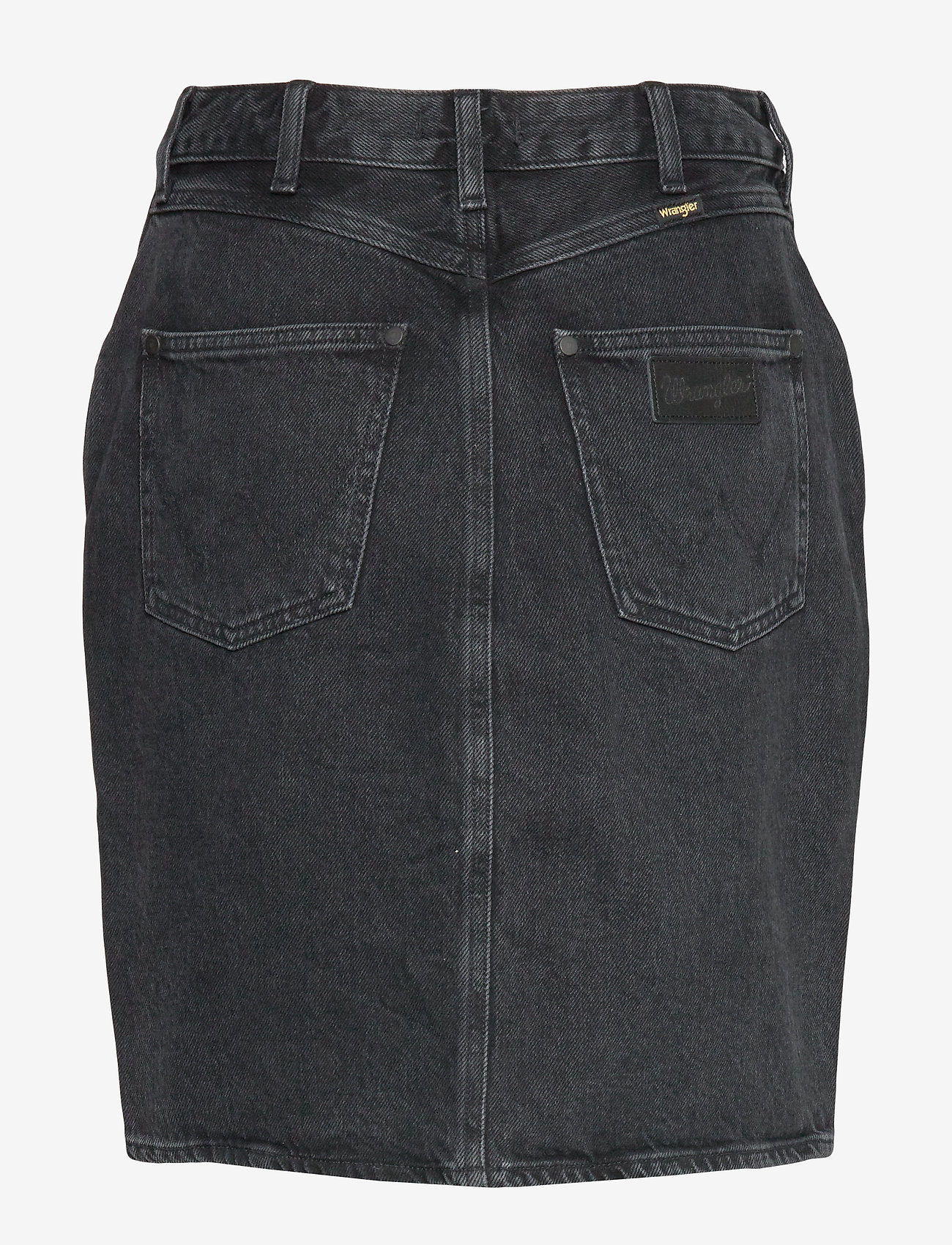 Wrangler - HIGH ZIP SKIRT BLACK STONE - black stone - 1
