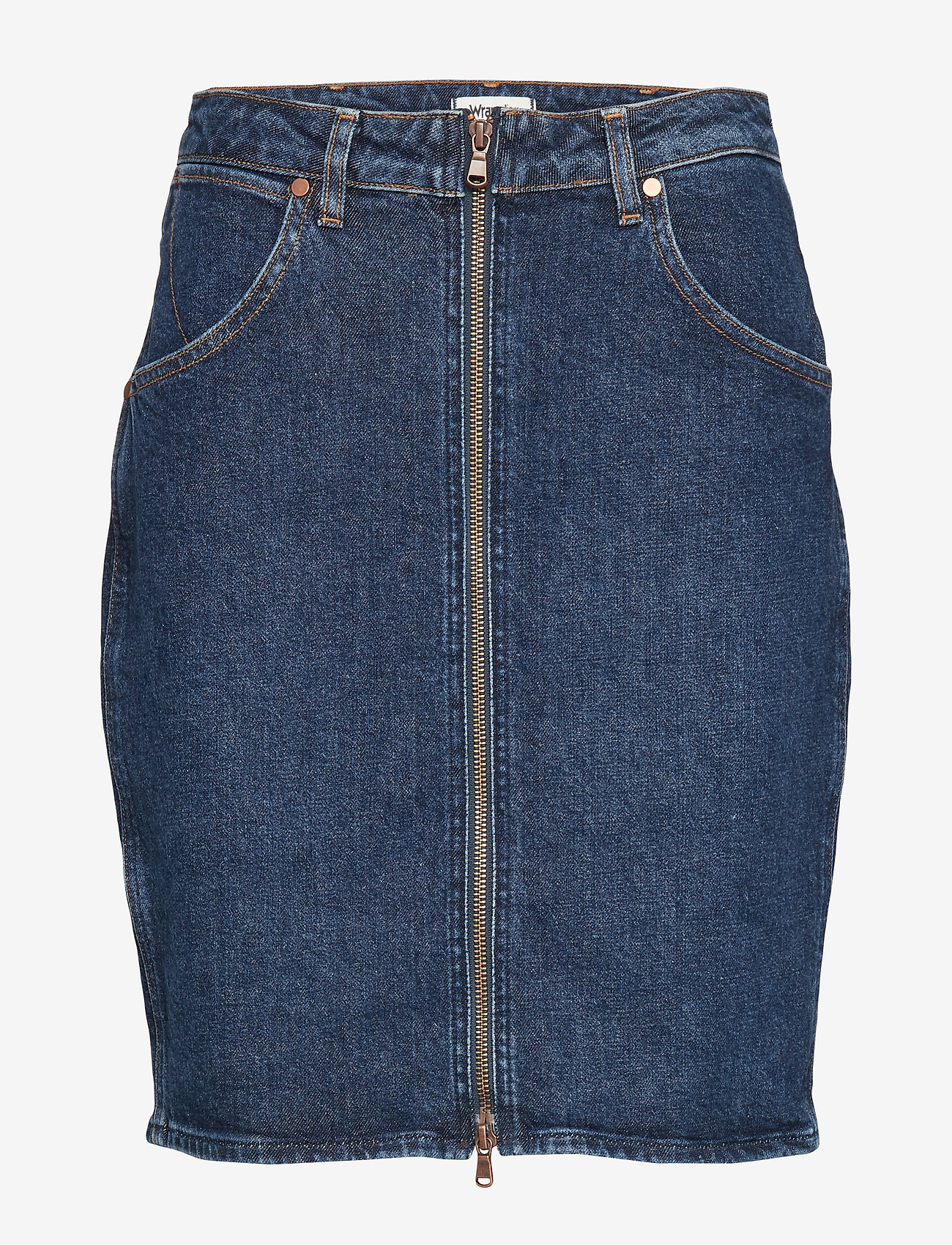 Wrangler - HIGH ZIP SKIRT - deep ocean - 0