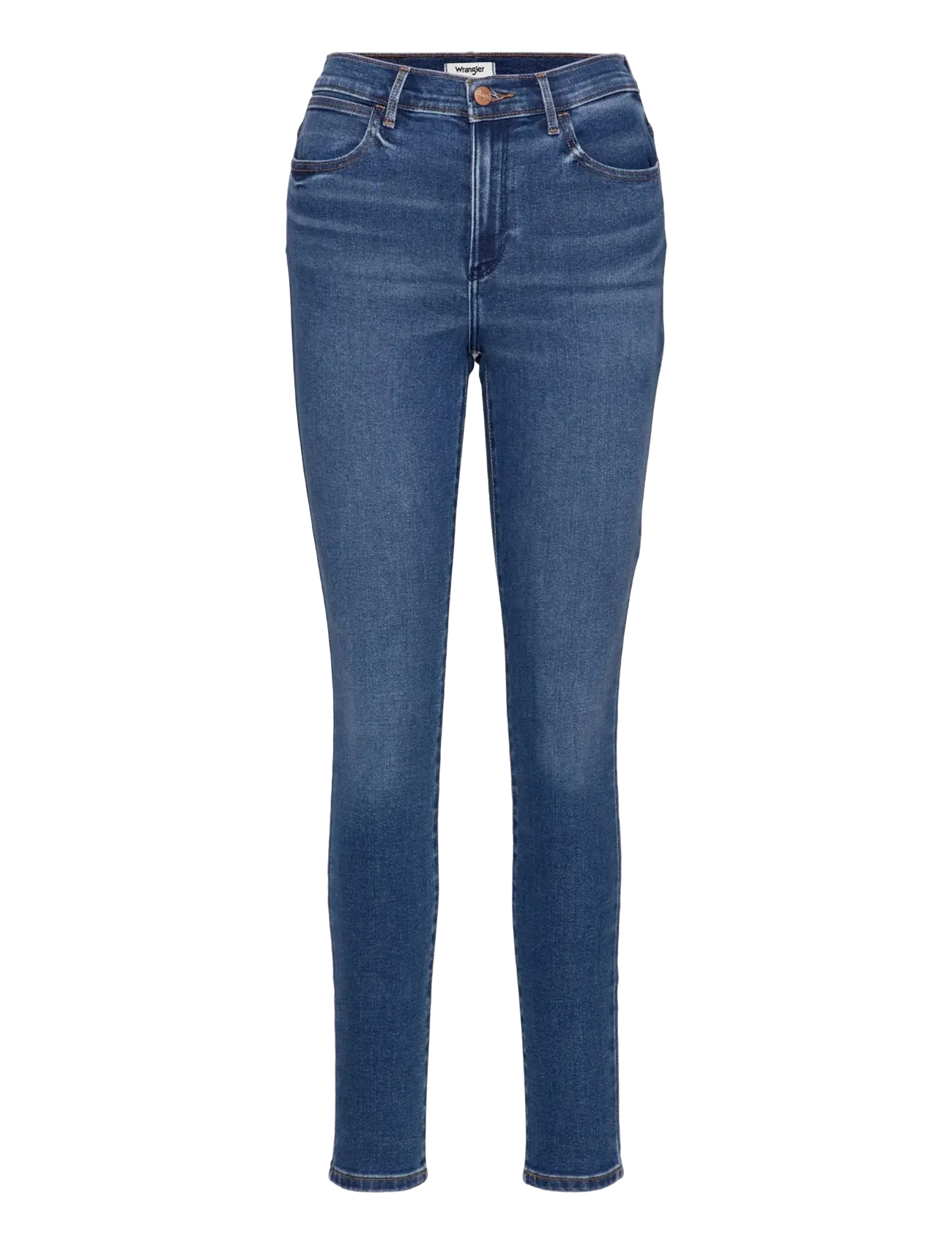 WRANGLER High Rise Skinny Blau - 24x32 - Damen
