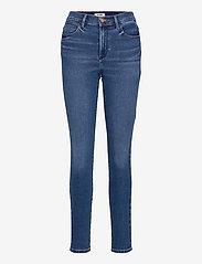 Wrangler - HIGH RISE SKINNY - džinsa bikses ar šaurām starām - camellia - 0