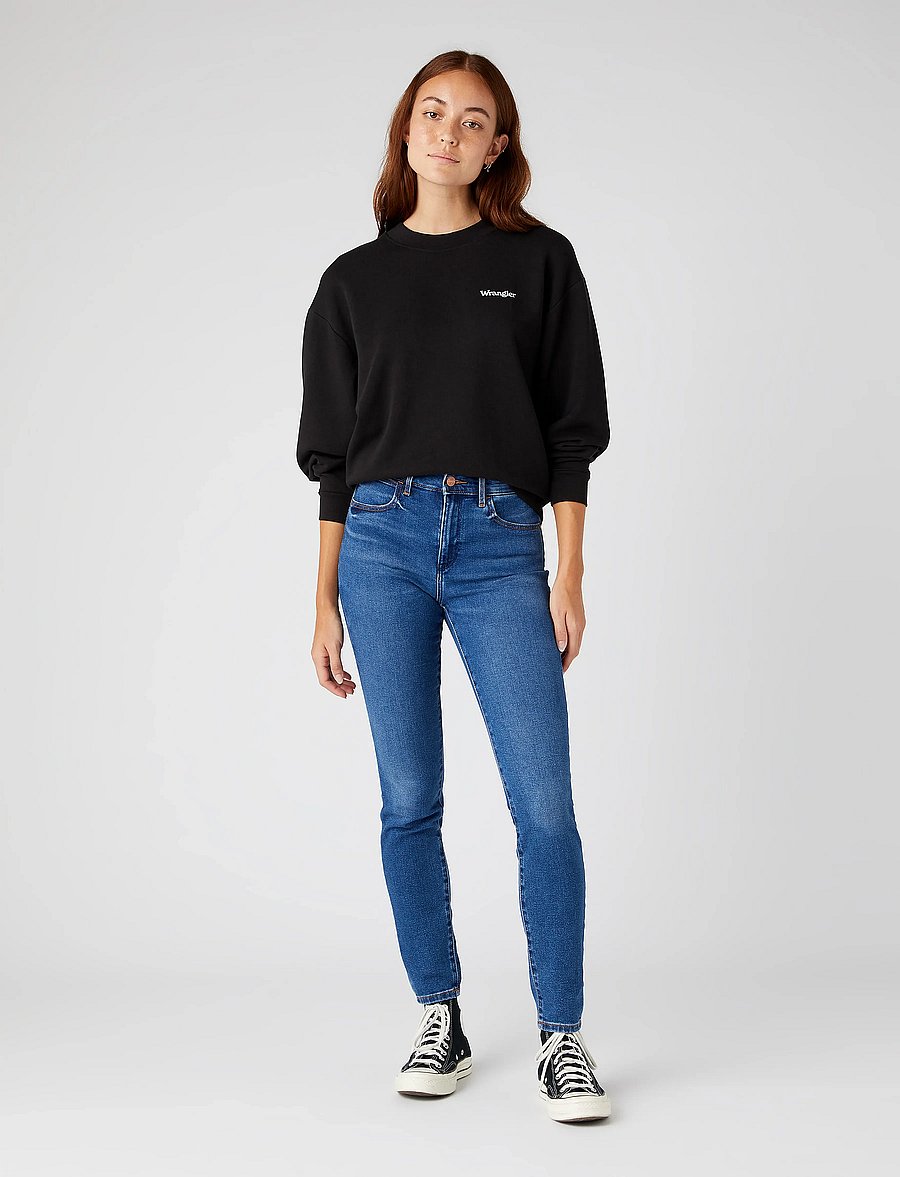 Wrangler - HIGH RISE SKINNY - skinny džinsi - camellia - 3