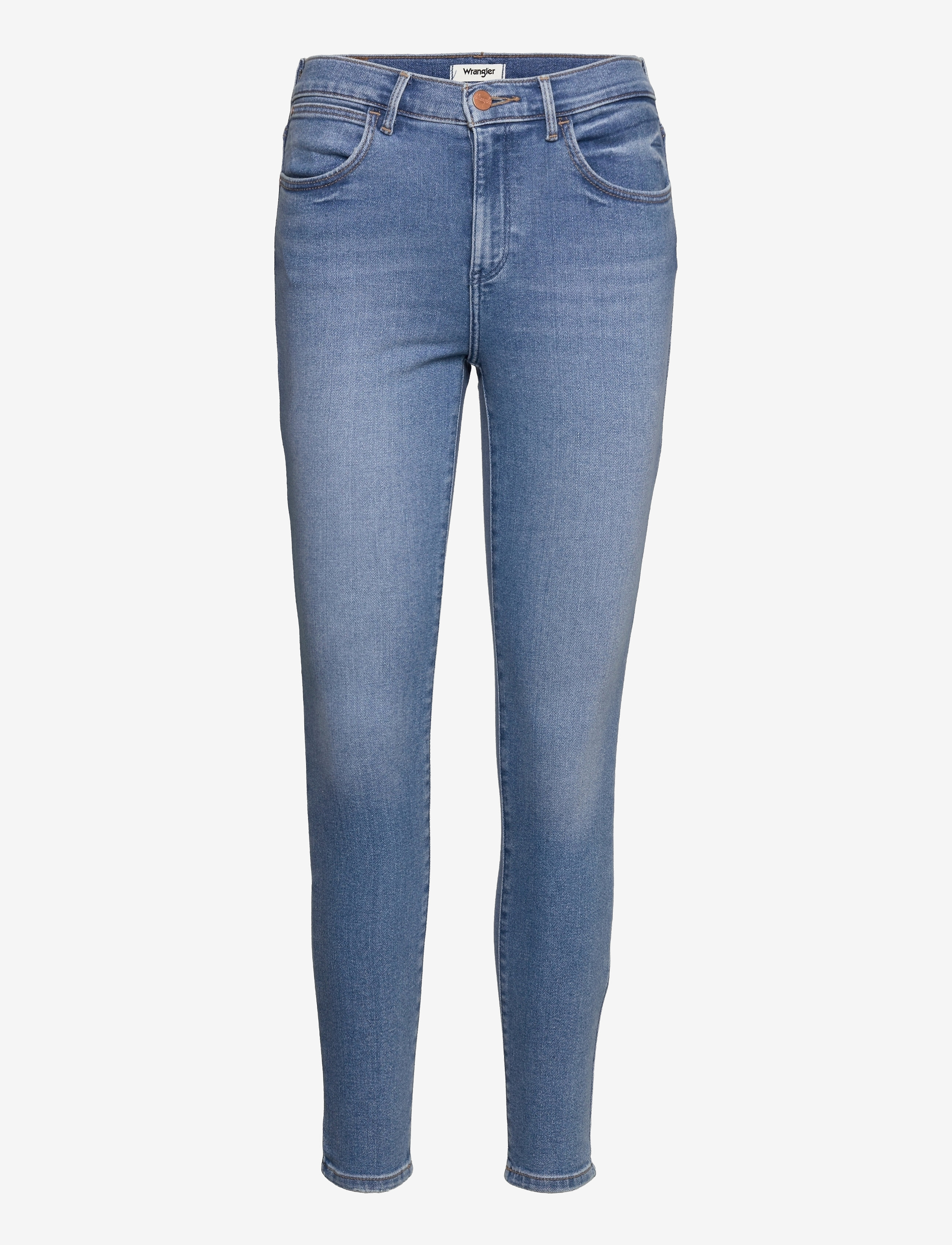 WRANGLER High Rise Skinny Blau - 38x32 - Damen