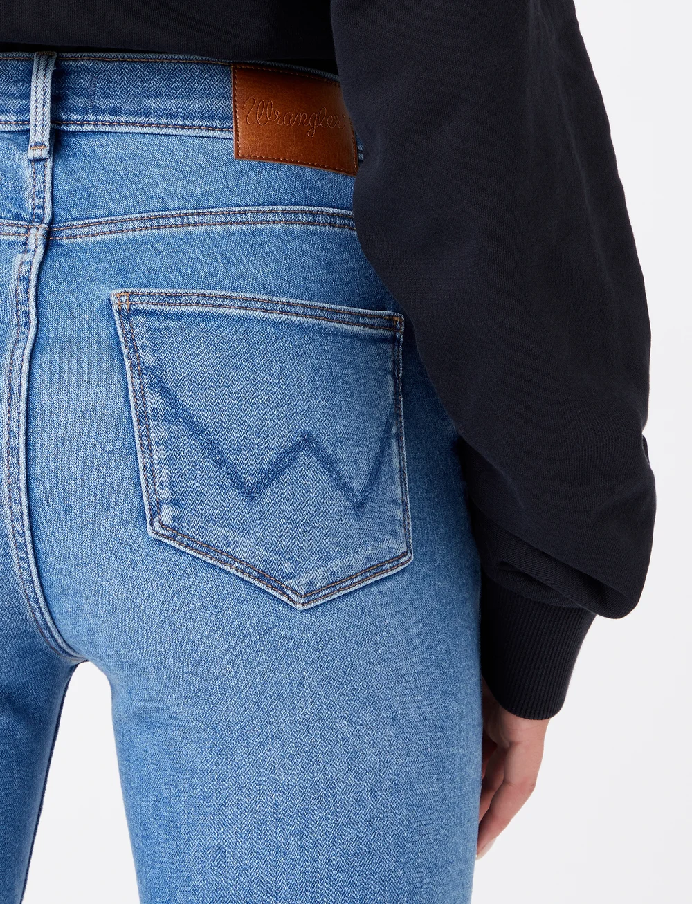 Wrangler - HIGH RISE SKINNY - skinny jeans - river - 4