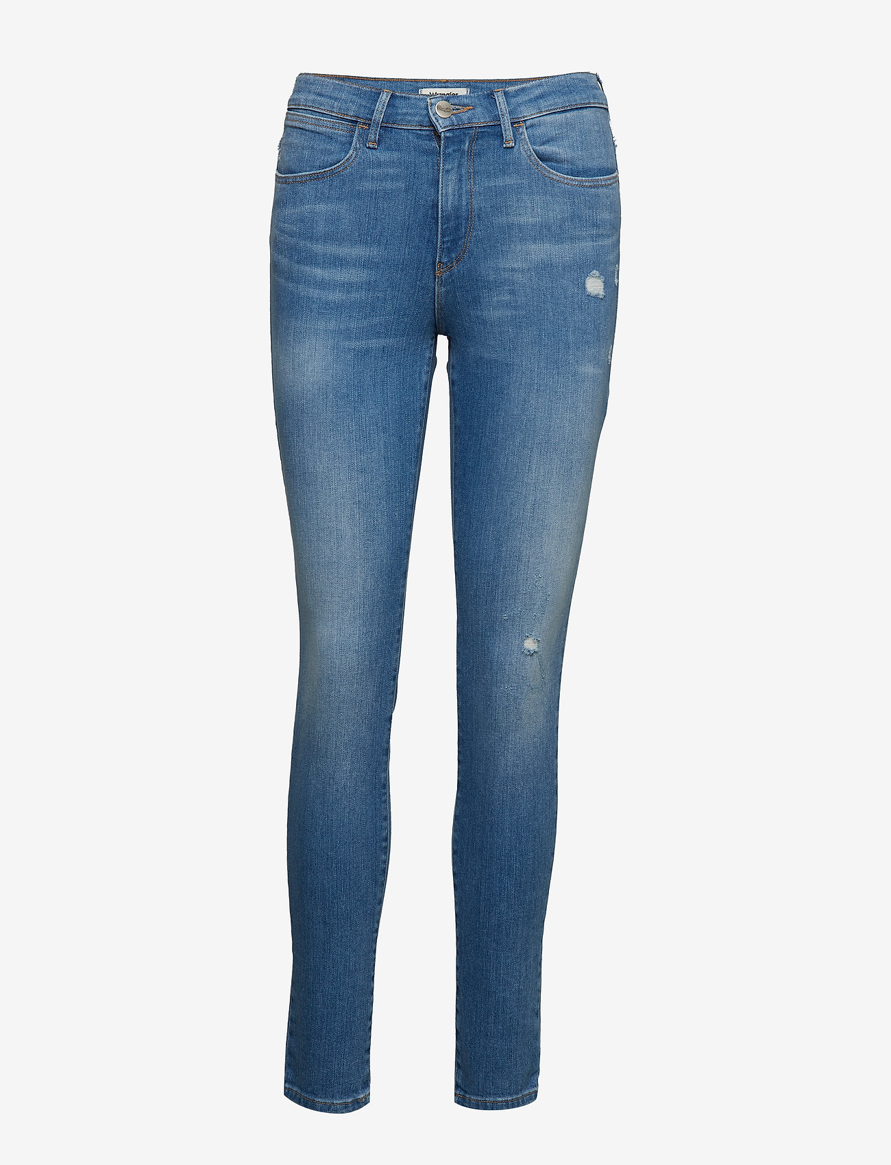 Wrangler - HIGH RISE SKINNY - indigo beaches - 0