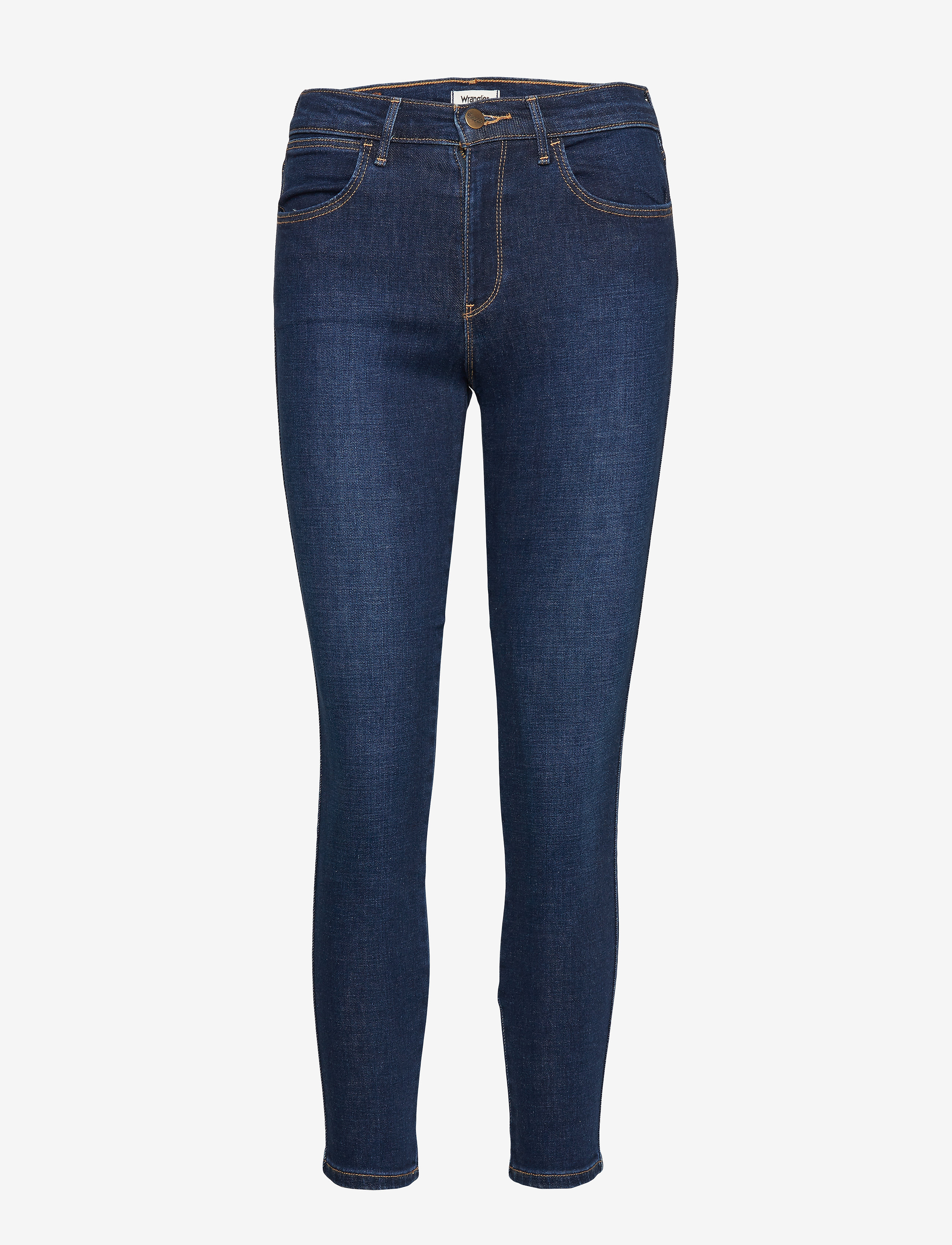 Wrangler HIGH RISE SKINNY - Wrangler - NIGHT BLUE / blue