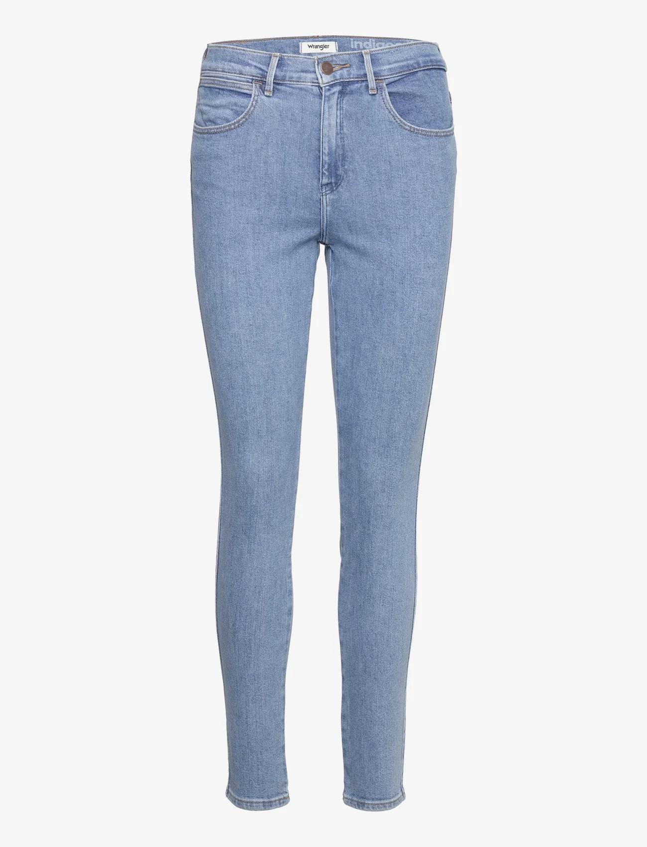 Wrangler - HIGH RISE SKINNY - džinsa bikses ar šaurām starām - cali blue - 0