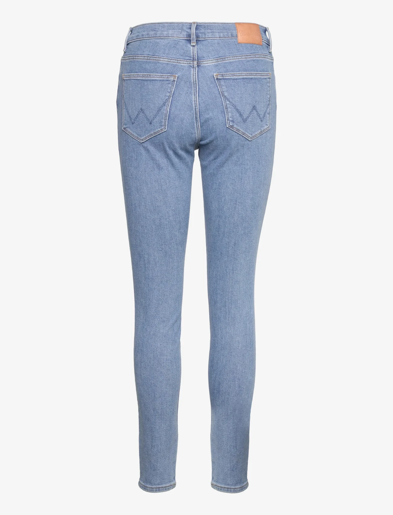 Wrangler - HIGH RISE SKINNY - džinsa bikses ar šaurām starām - cali blue - 1