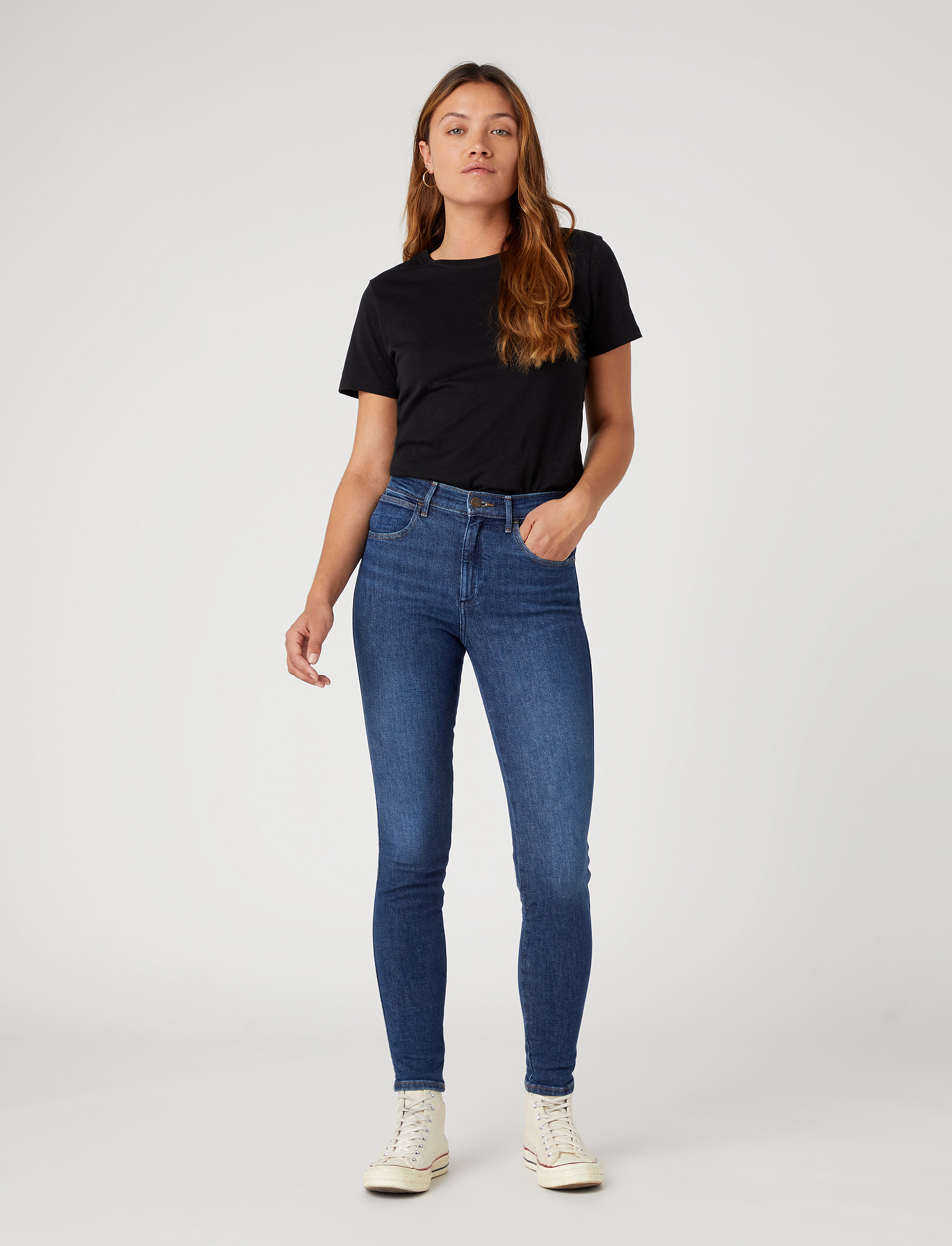 WRANGLER High Rise Skinny skinny jeans dam – bild 2