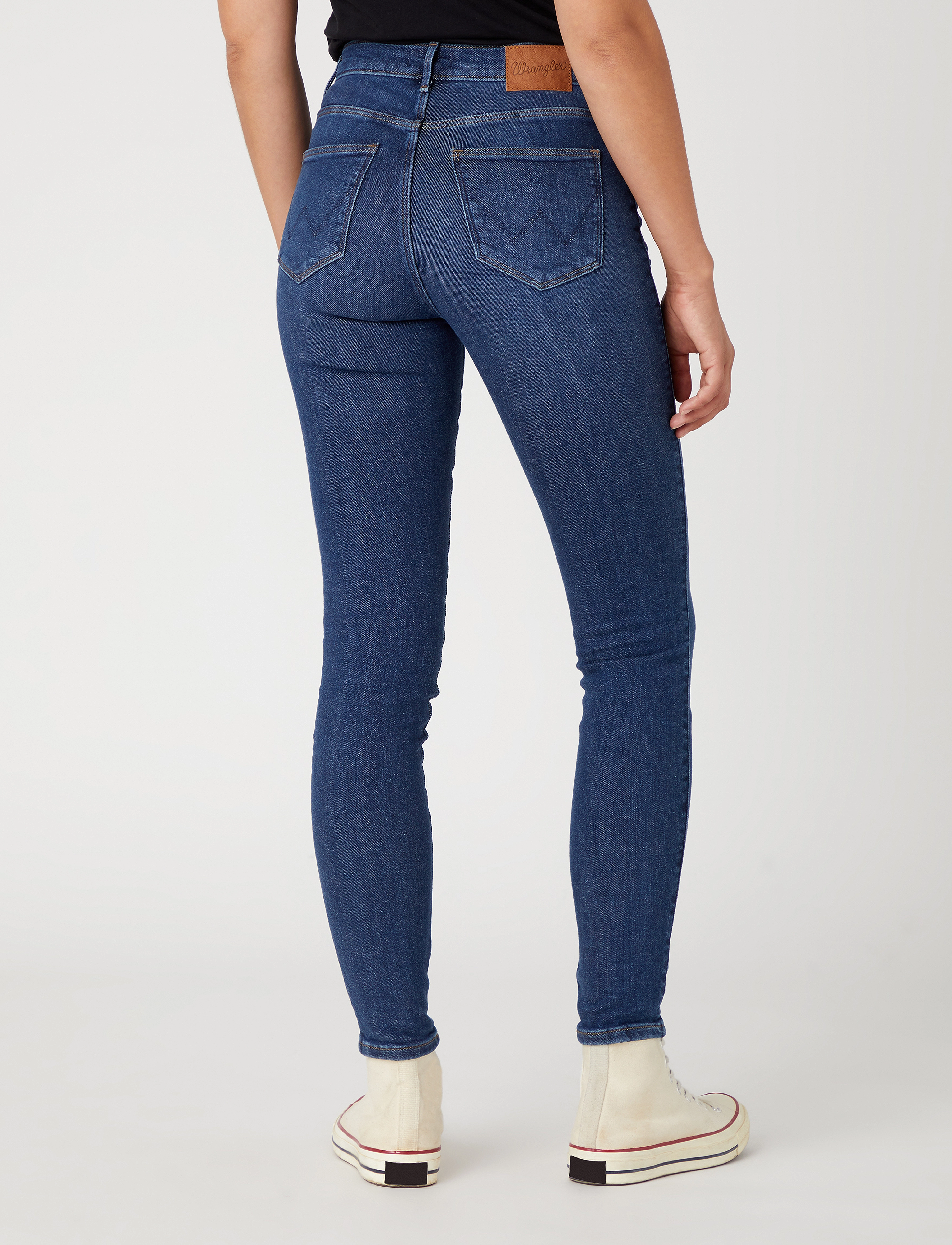 WRANGLER High Rise Skinny skinny jeans dam – bild 3