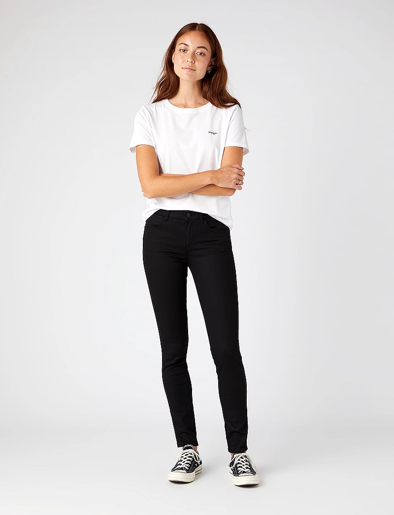 Wrangler - SKINNY - pillifarkut - future black - 3