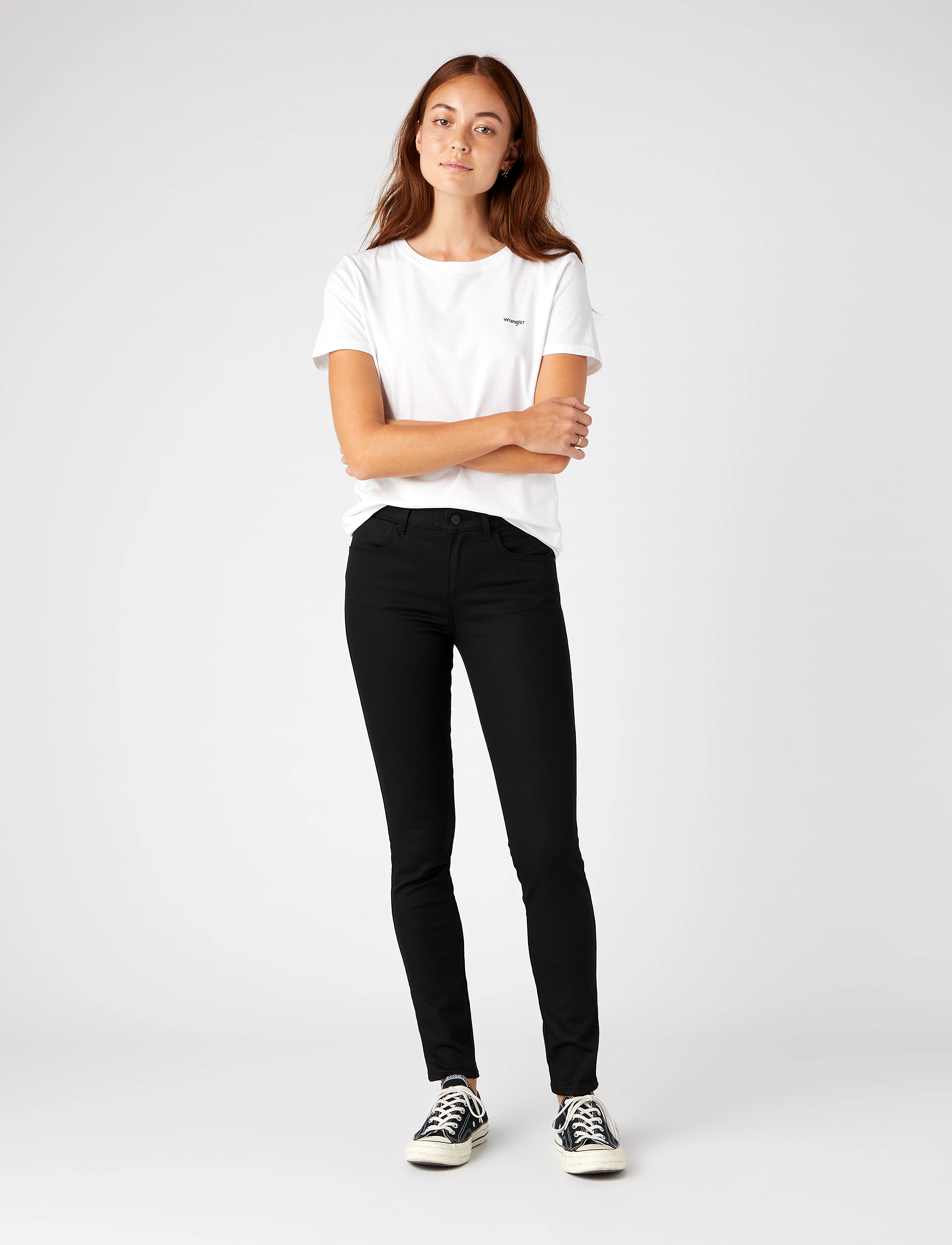 Wrangler - SKINNY - skinny jeans - future black - 3
