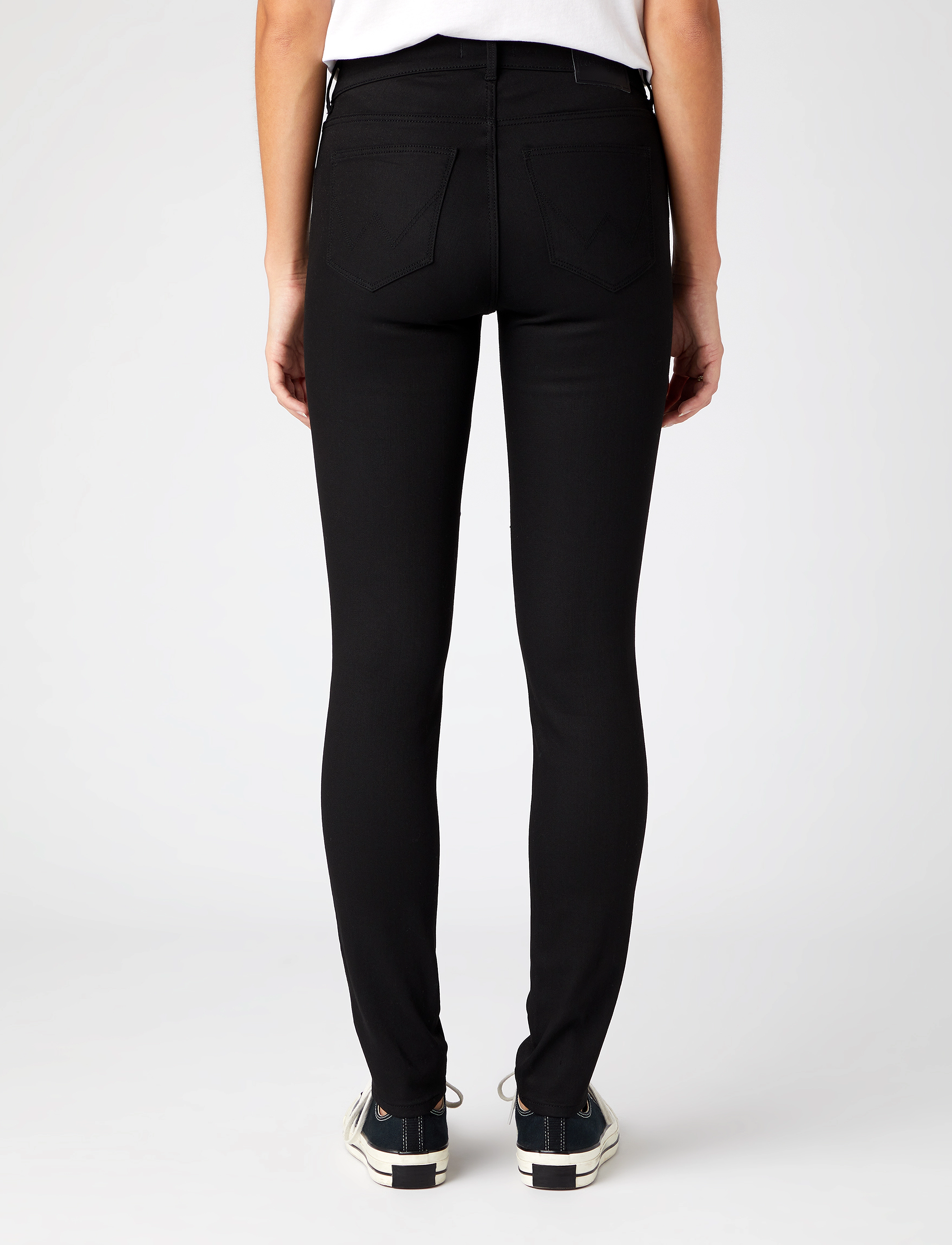 Wrangler - SKINNY - skinny jeans - future black - 4