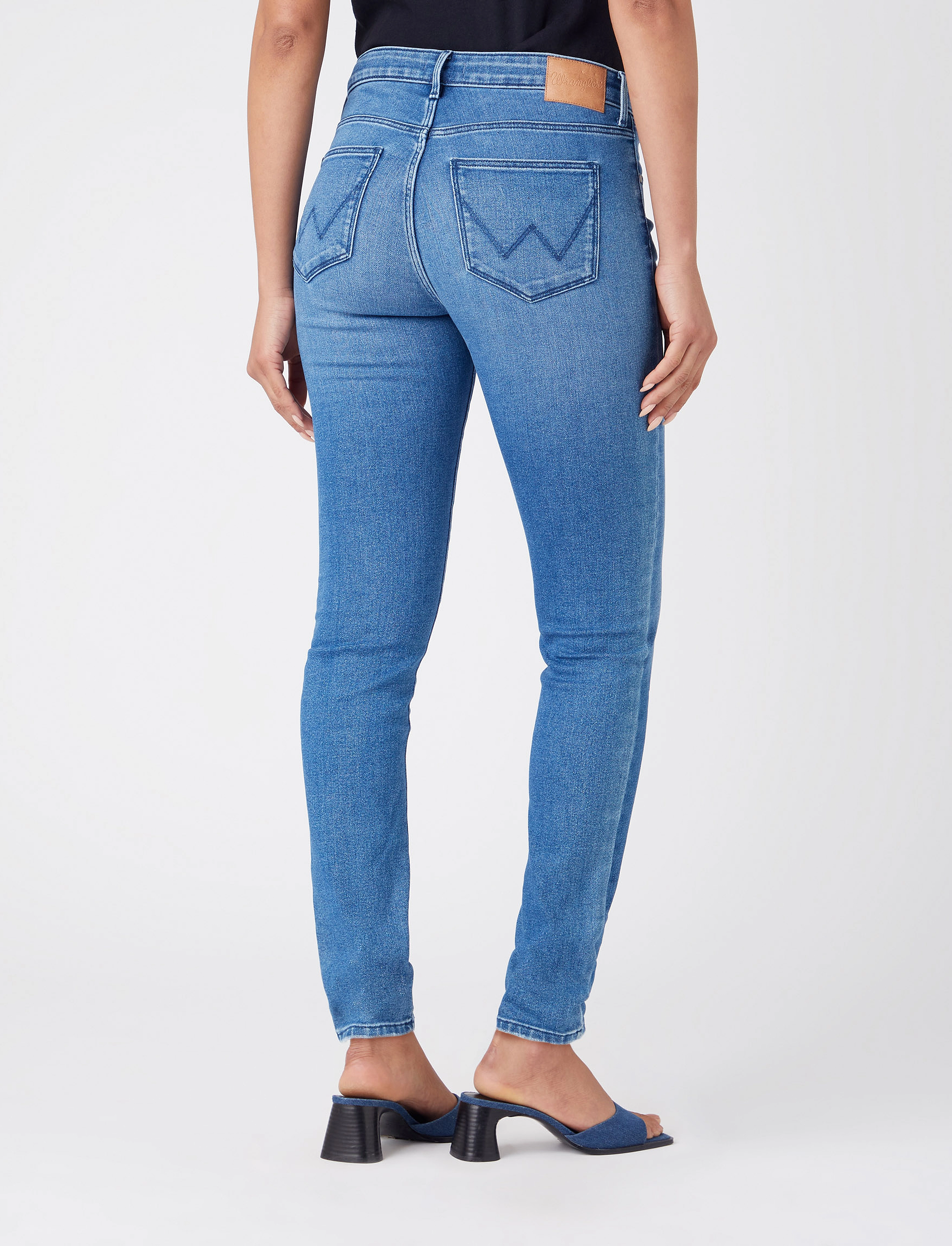 Wrangler - SKINNY - skinny jeans - tidal wave - 4