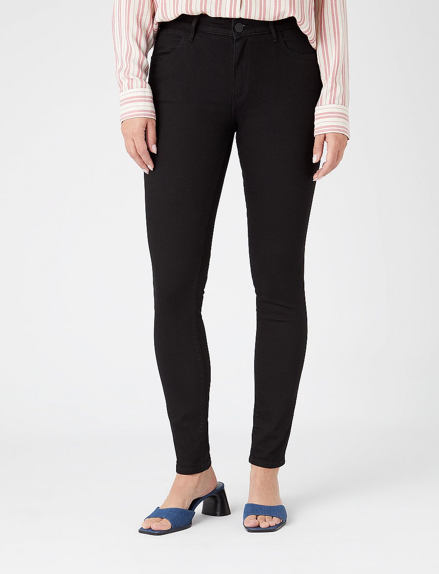 Wrangler - SKINNY - skinny jeans - rinsewash - 0