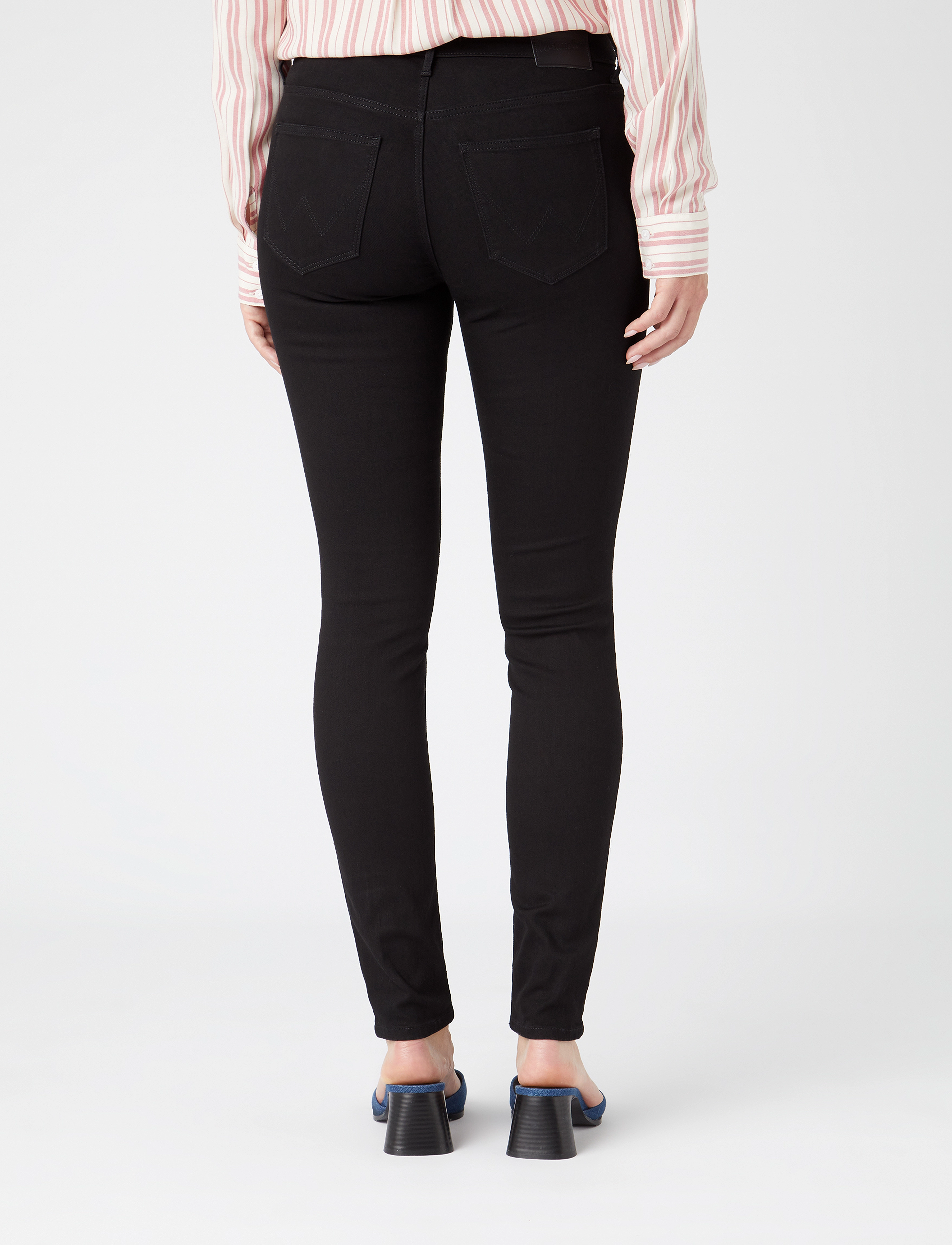Wrangler - SKINNY - pillifarkut - rinsewash - 4
